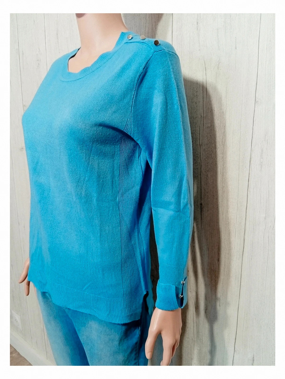 Pull Primark bleu - taille M/38 - femme – Primark – taille M / 38 / 10 5
