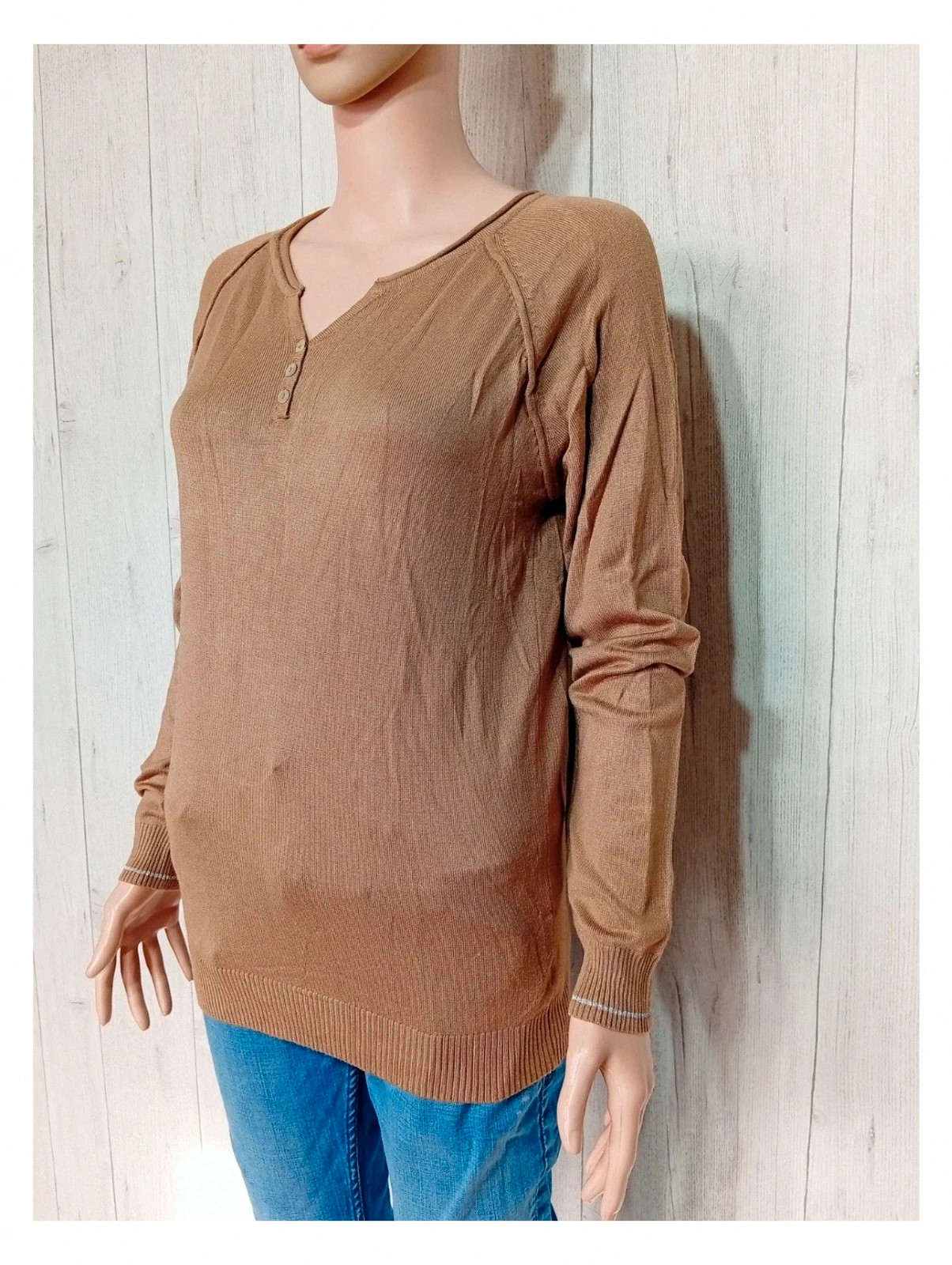 Pull marron - taille M/38 - femme - U essentiel – U Essentiel – taille M / 38 / 10 5