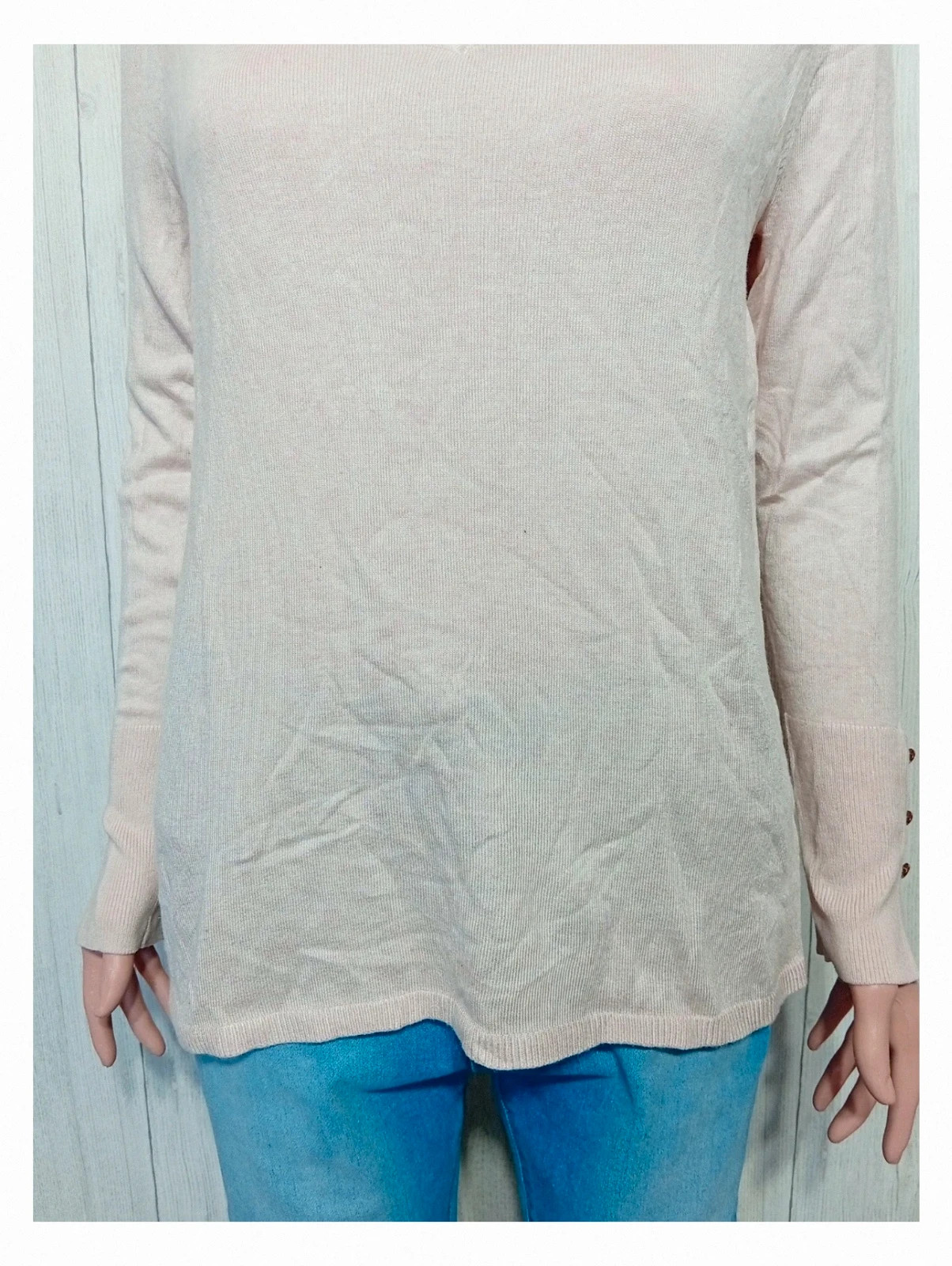Pull grain de malice femme - couleur rose - taille M/38 - col V – Grain de Malice – taille M / 38 / 10 3