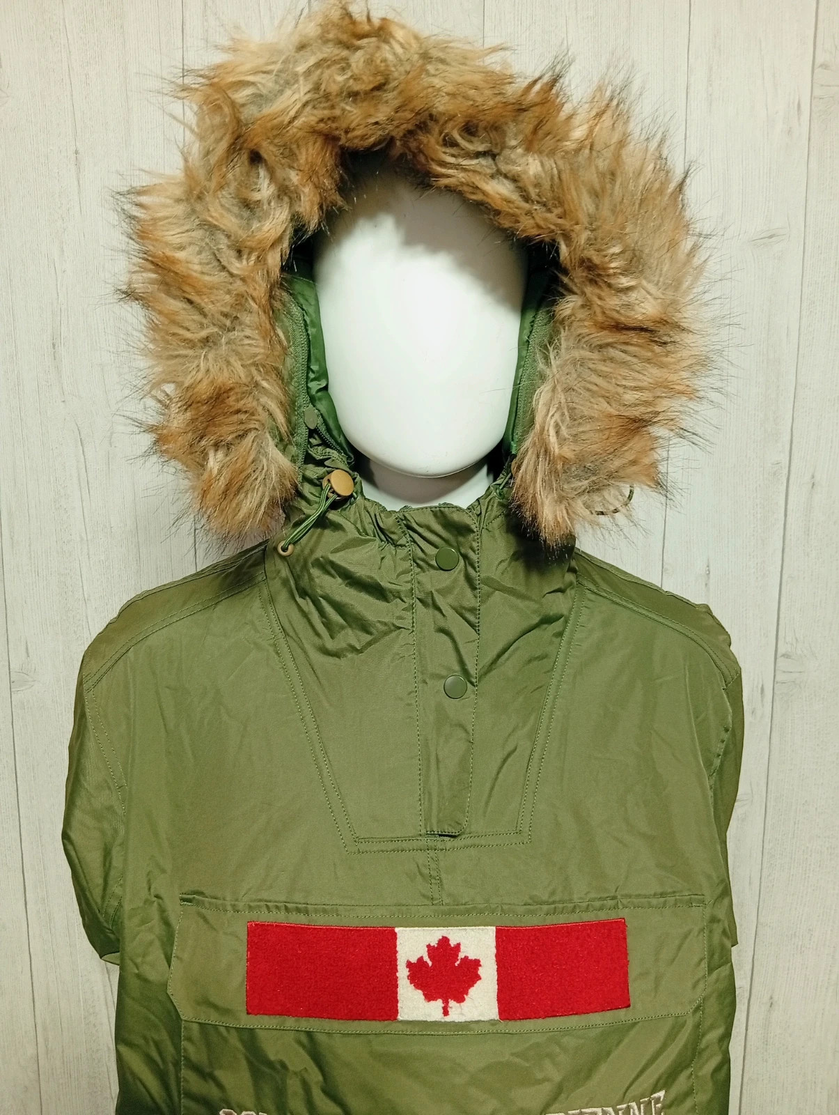 Manteau de ski et snowboard - taille L/40 - moose - couleur kaki – Moose – taille L 2
