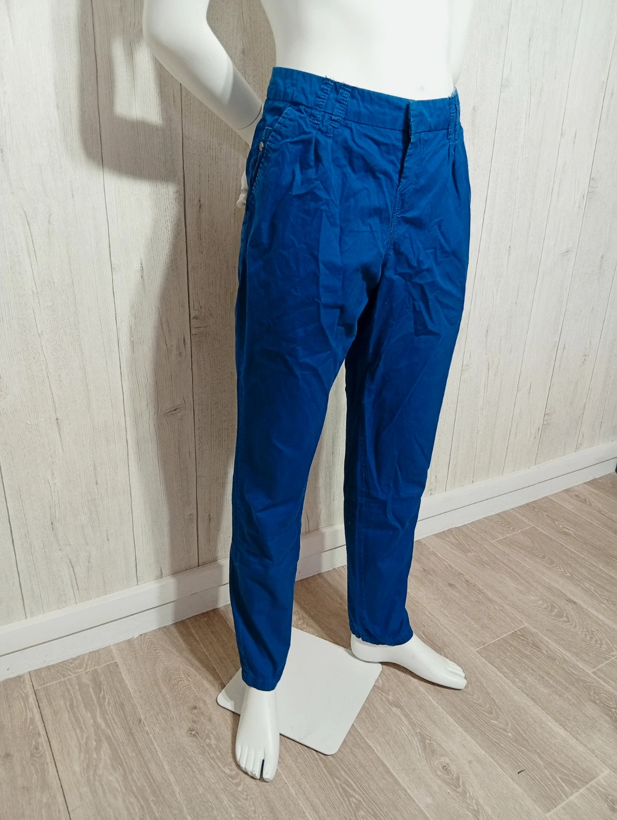 Pantalon chinos homme - taille L/40 - promod - couleur marine – Promod – taille L 4