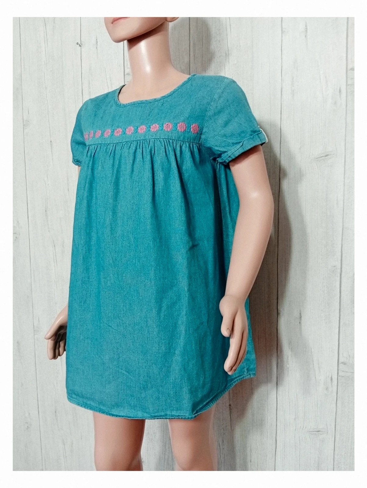 Robe creeks fille - Taille 10 ans - couleur bleu et rose – Creeks – taille 10 ans / 140 cm 5