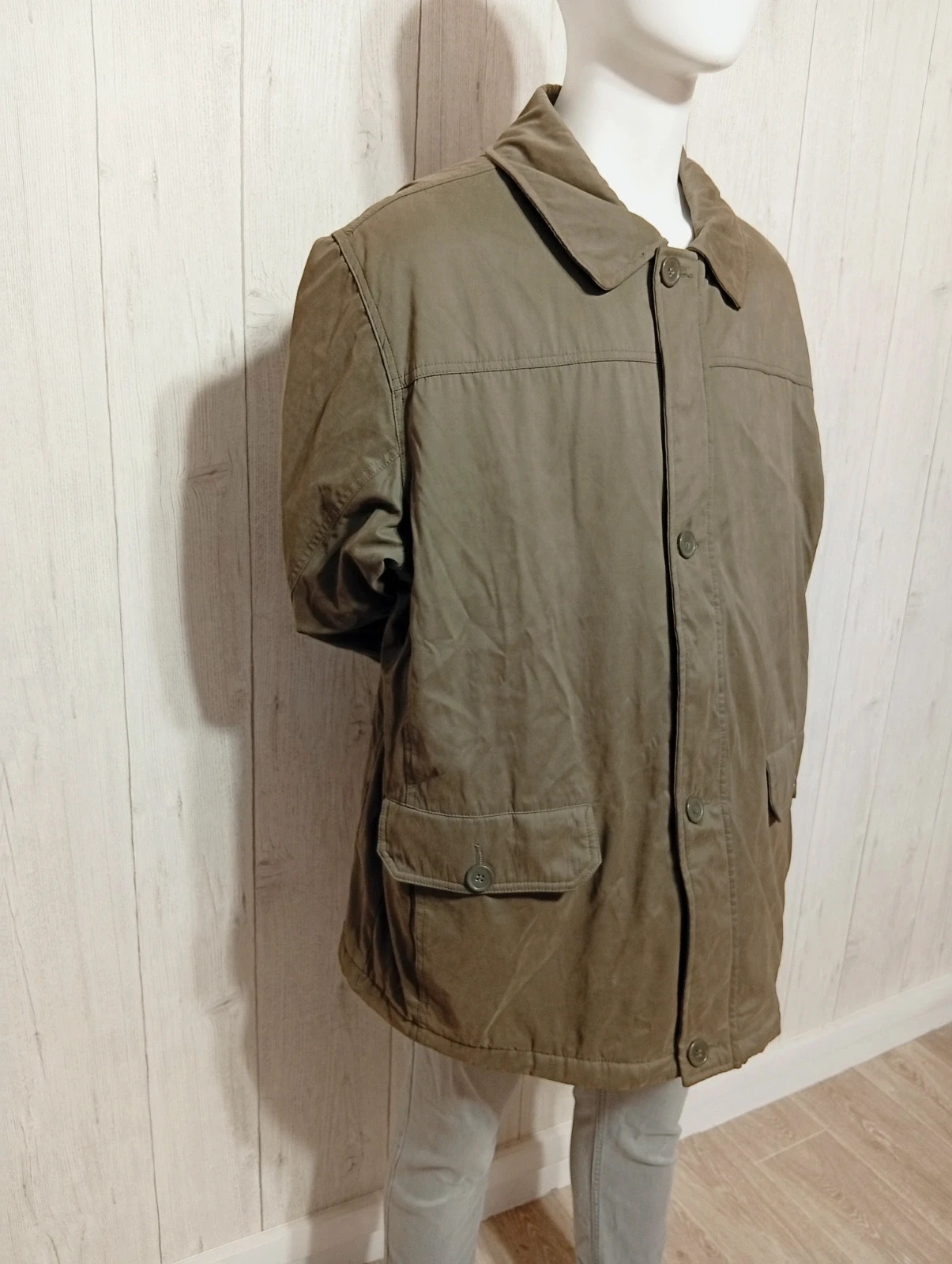 Blouson harrington homme - taille XXL/44 - Daxon - couleur kaki – Daxon – taille XXL 4