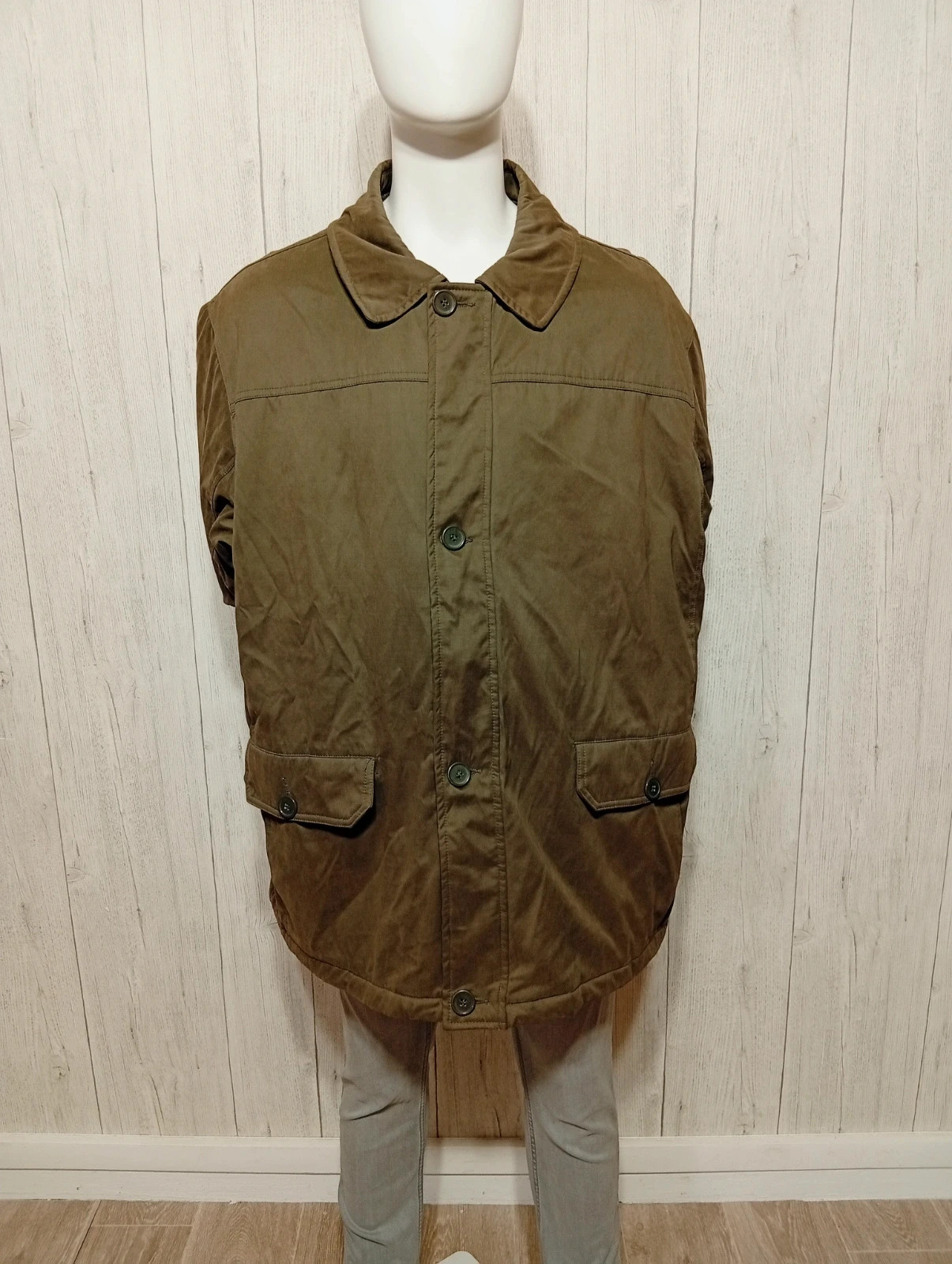 Blouson harrington homme - taille XXL/44 - Daxon - couleur kaki