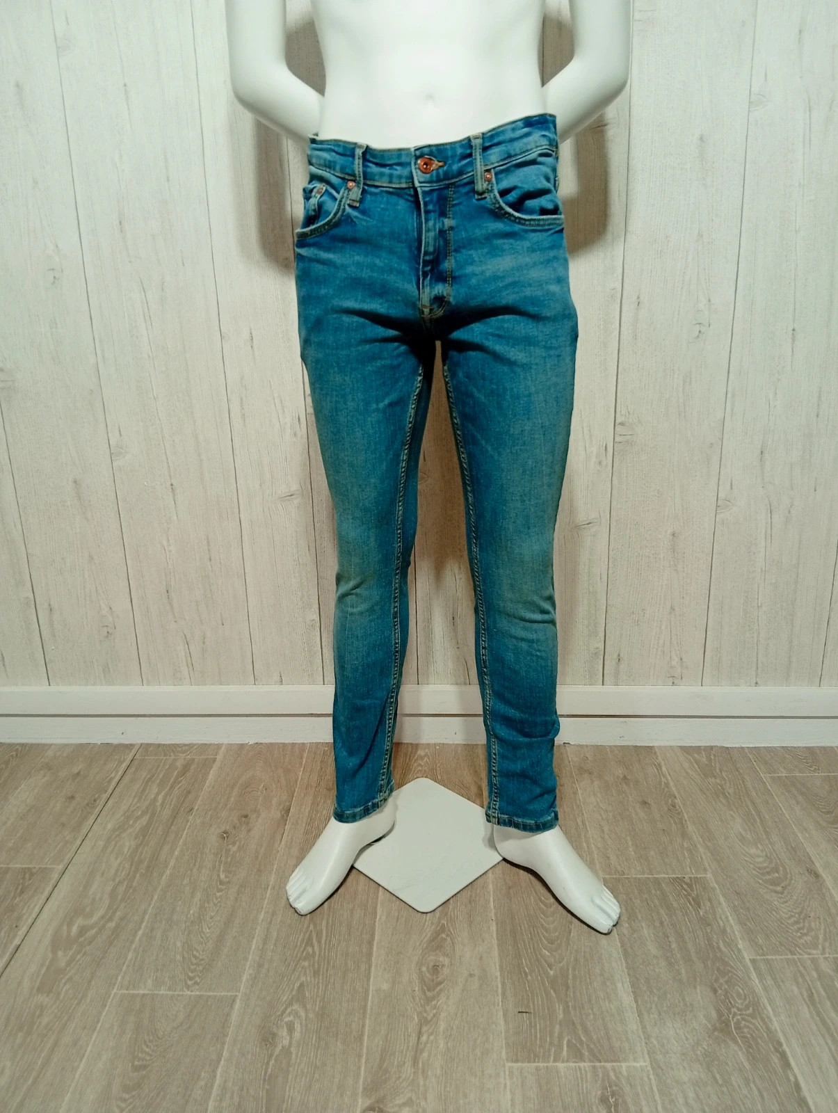 Jeans slim homme - taille L/40 - C&A - couleur bleu clair