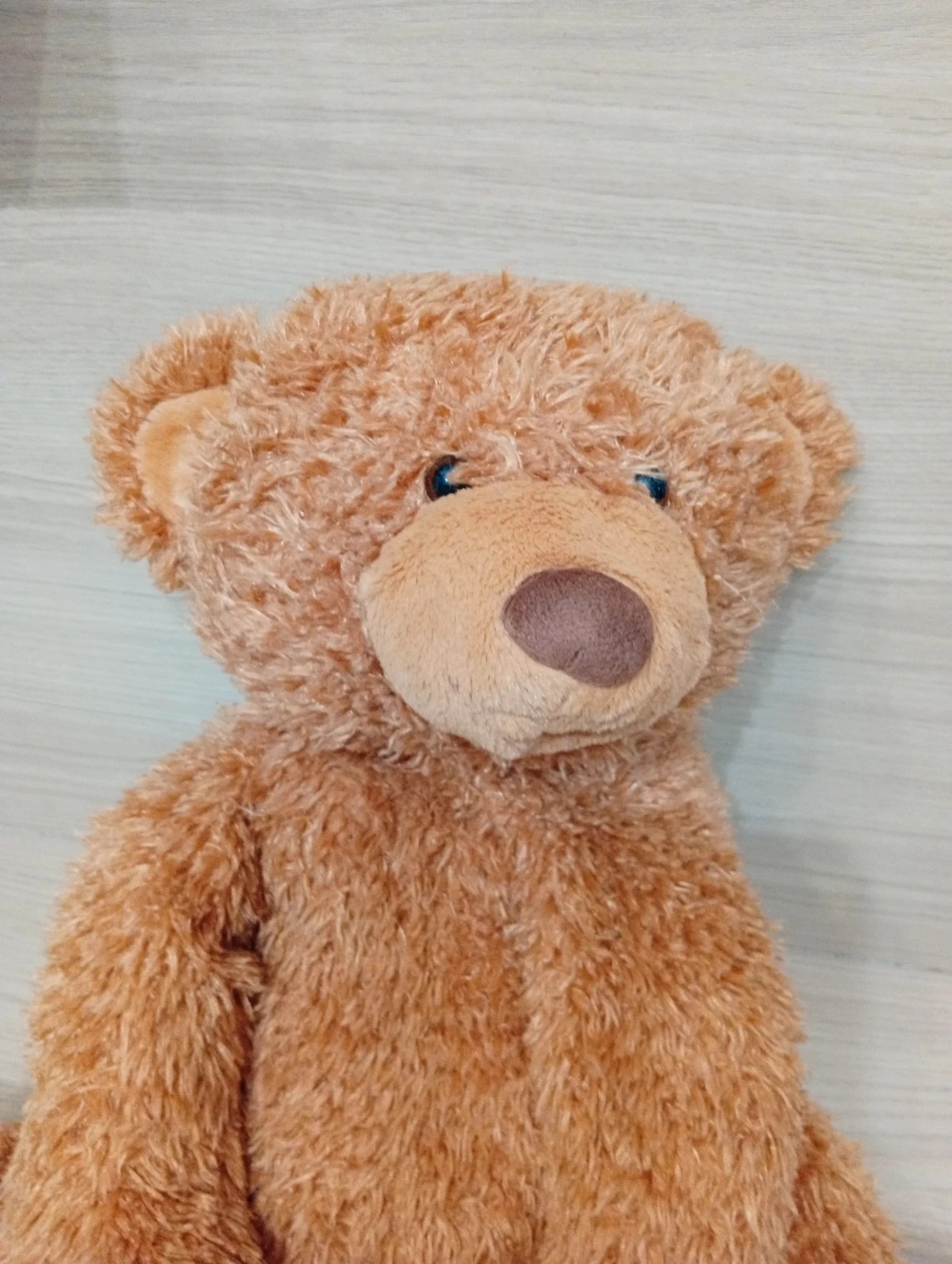 Peluche ours - taille 50×50 - Happy friends - couleur marron – happy friends – taille Taille unique 3