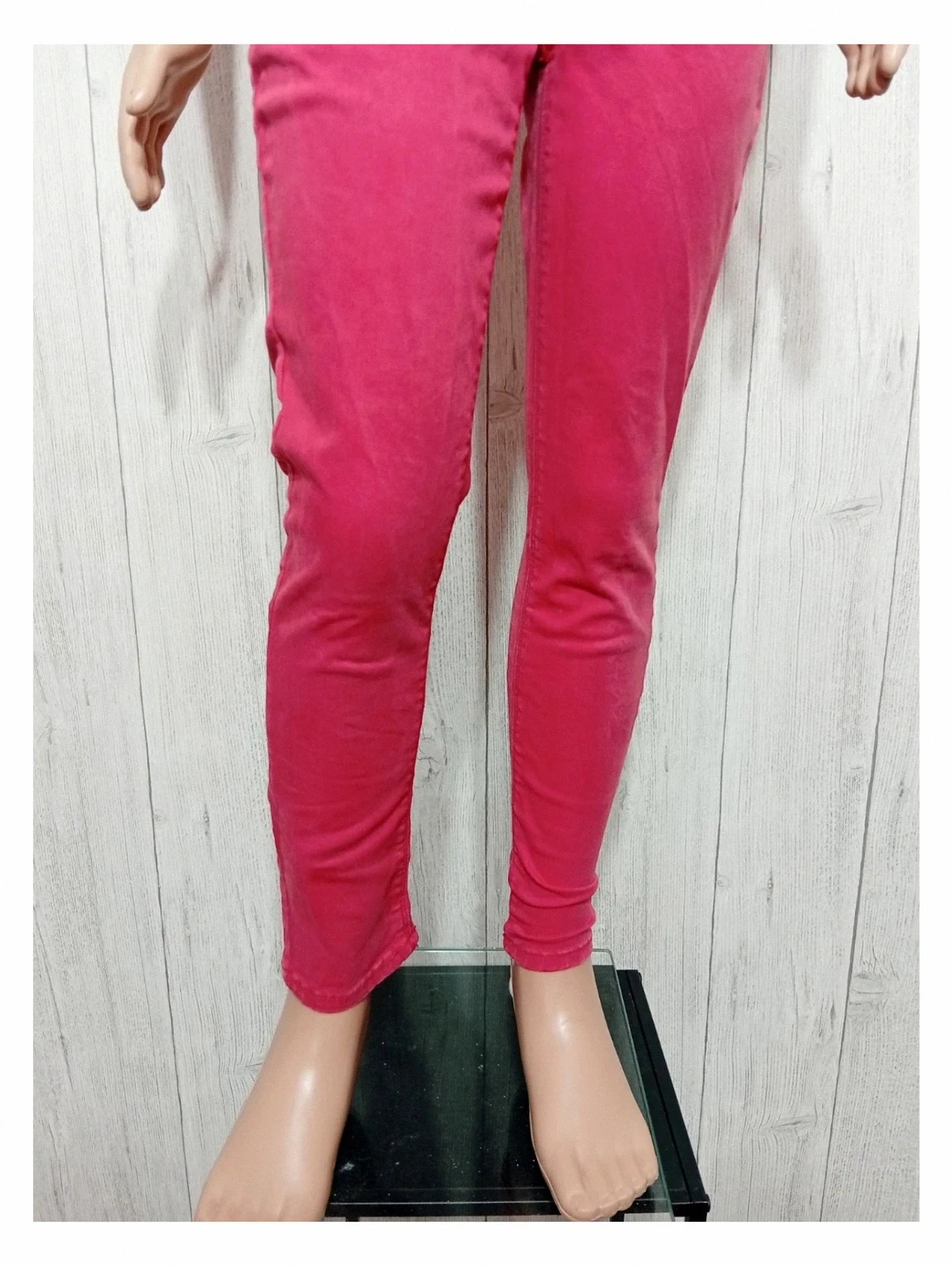 Jeans slim fille - kiabi - Taille 10 ans - couleur rouge – Kiabi – taille 10 ans / 140 cm 3