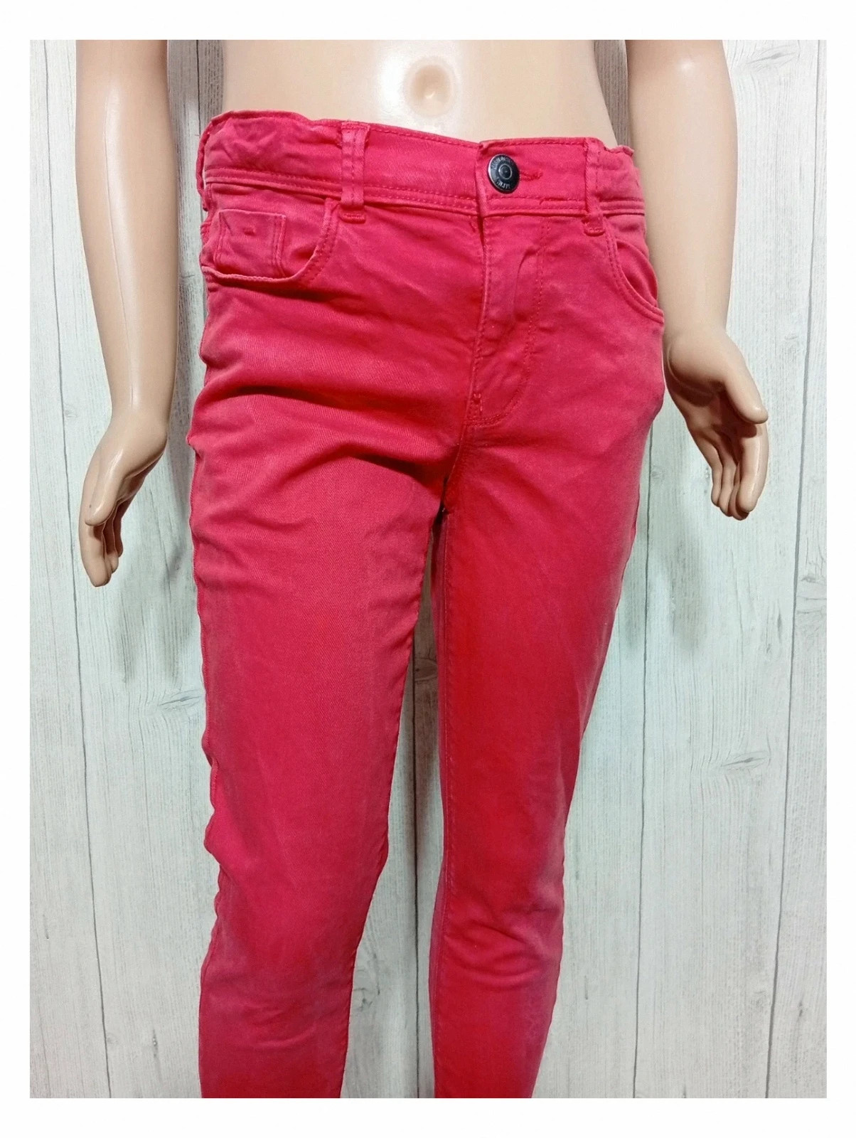 Jeans slim fille - kiabi - Taille 10 ans - couleur rouge – Kiabi – taille 10 ans / 140 cm 2