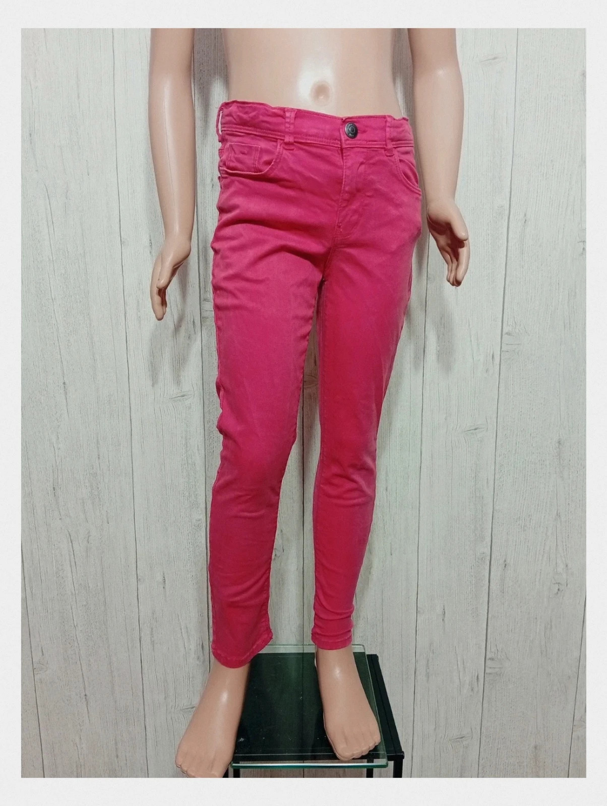Jeans slim fille - kiabi - Taille 10 ans - couleur rouge – Kiabi – taille 10 ans / 140 cm