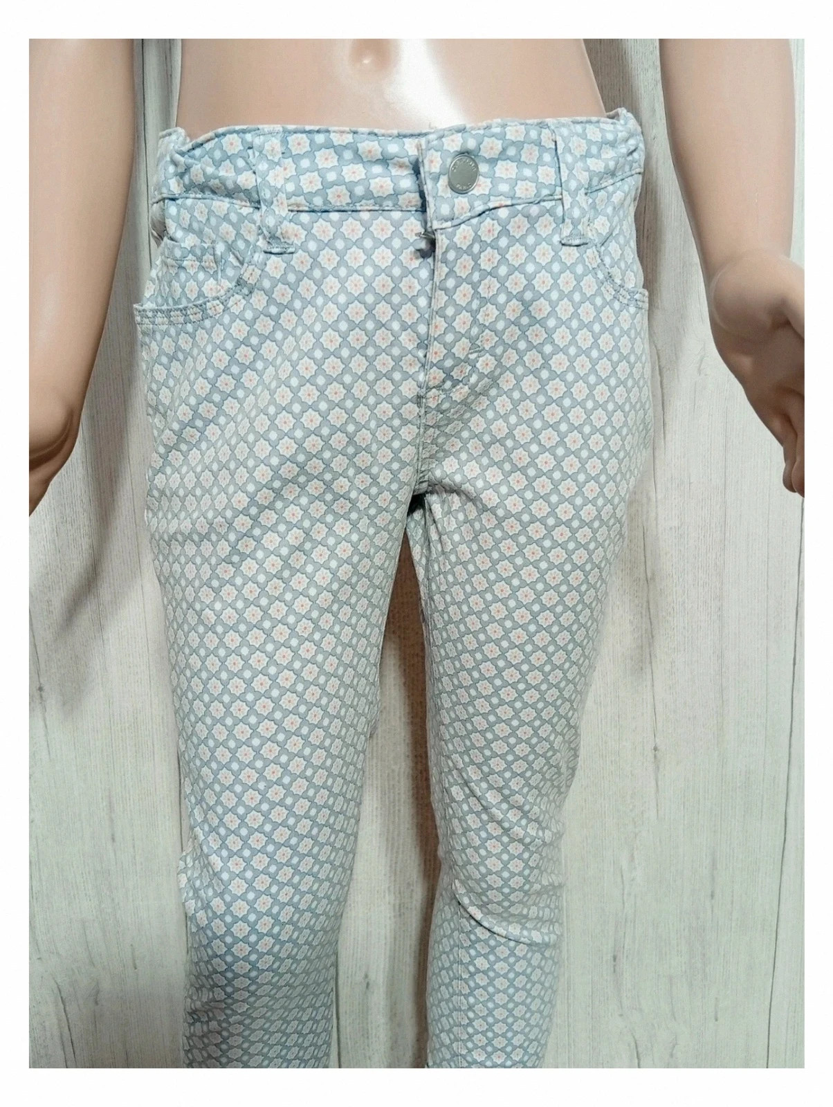 Jeans taille 10 ans ( 138 cm) - fille - cyrillus- couleur blanc gris – Cyrillus – taille 10 ans / 140 cm 2