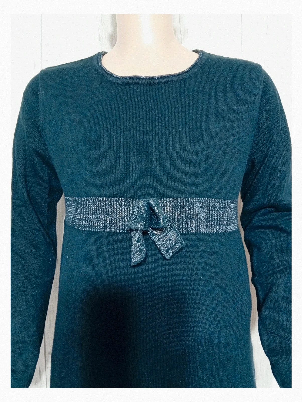 Pull fille Lili Marelle - taille 10 ans (140 cm) - couleur argenté et noir – Lili Marelle – taille 10 ans / 140 cm 2