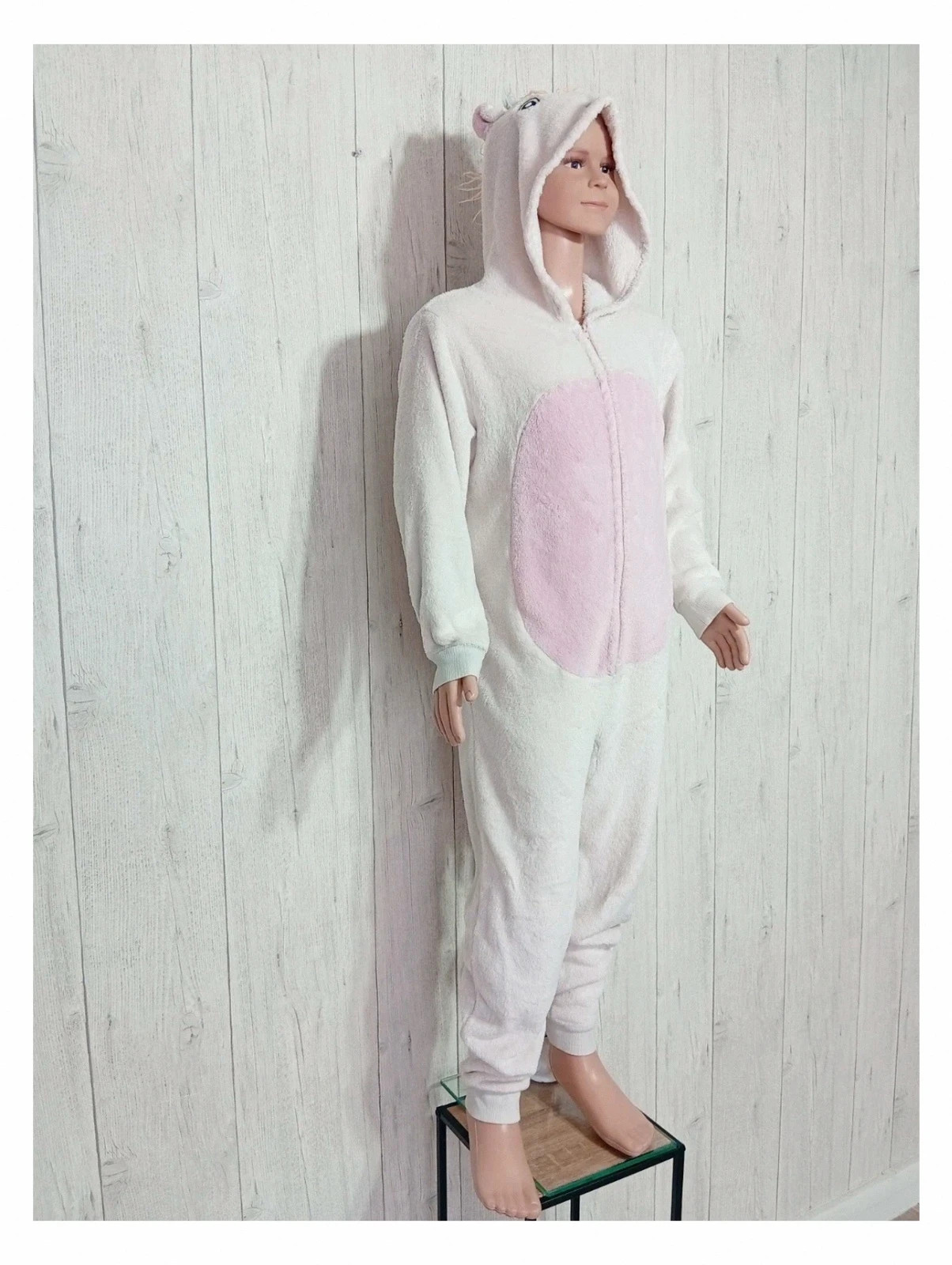 Pyjama fille 1 pieces - undiz - taille 10/12 ans - couleur rose et blanc – Undiz – taille 10 ans / 140 cm 5