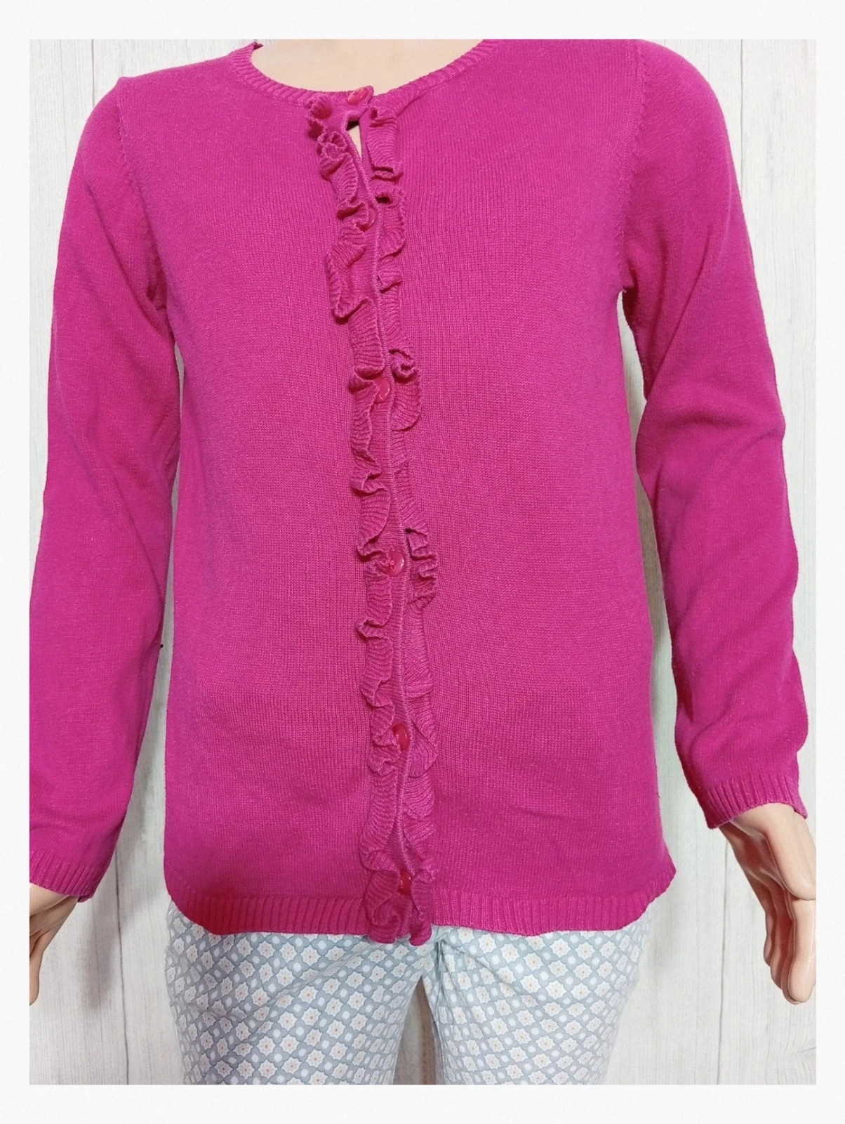 Gilet fushia - tissaia - taille 10 ans - fille – Tissaia – taille 10 ans / 140 cm 3