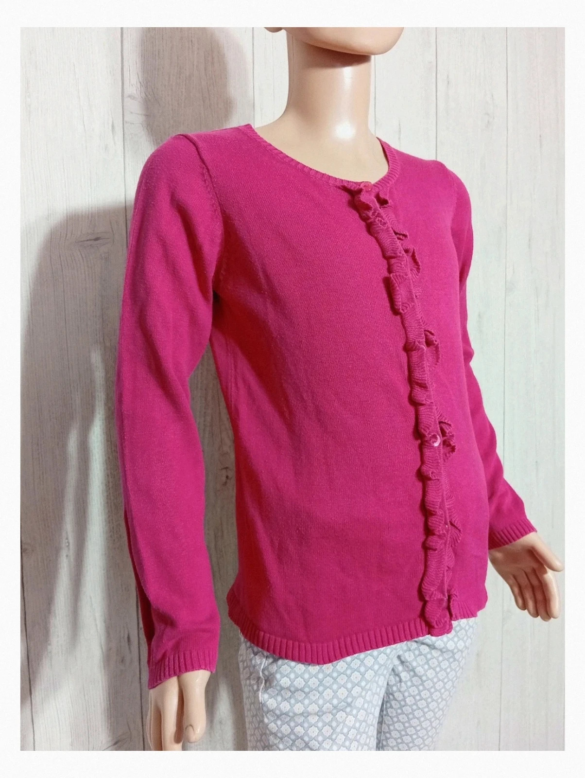 Gilet fushia - tissaia - taille 10 ans - fille – Tissaia – taille 10 ans / 140 cm 4