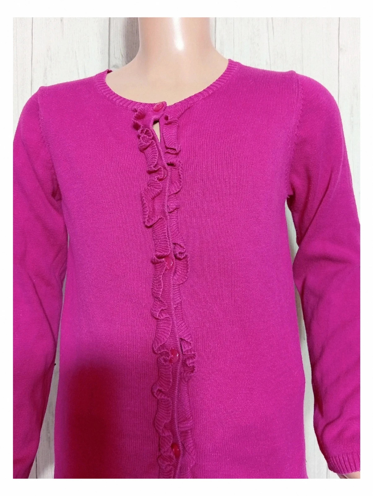 Gilet fushia - tissaia - taille 10 ans - fille – Tissaia – taille 10 ans / 140 cm 2