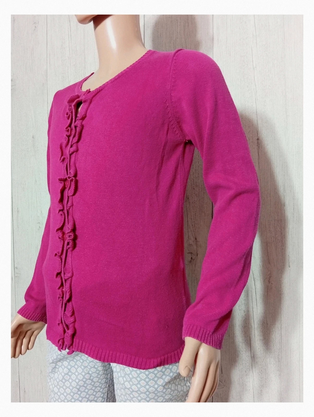 Gilet fushia - tissaia - taille 10 ans - fille – Tissaia – taille 10 ans / 140 cm 5
