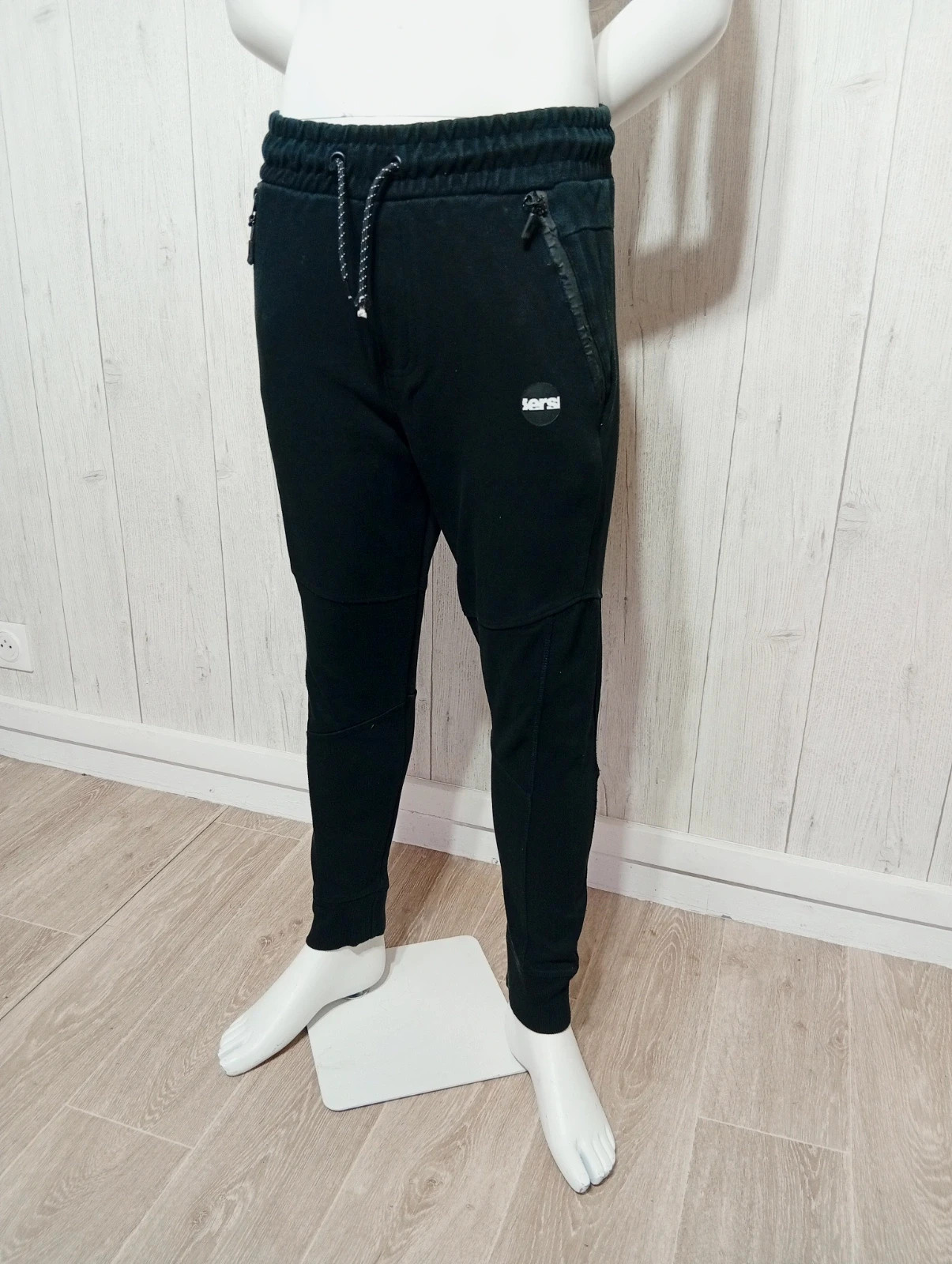 Pantalon jogging garcon - taille 16 ans/M -bershka- couleur noir – Bershka – taille 16 ans / 176 cm 5