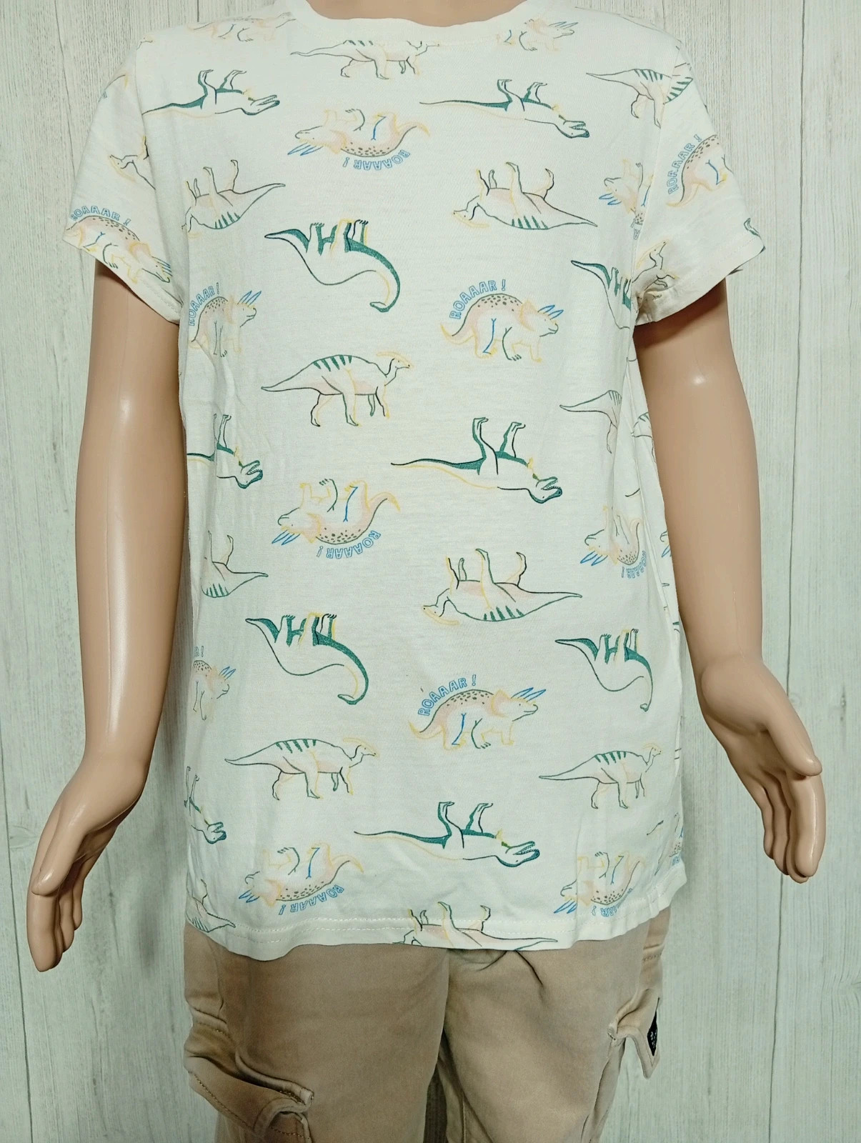 T-shirt imprimé manches courtes garcon-taille 12 ans (144/155 cm)-Kiabi-couleur blanc multicolore – Kiabi – taille 12 ans / 152 cm 3