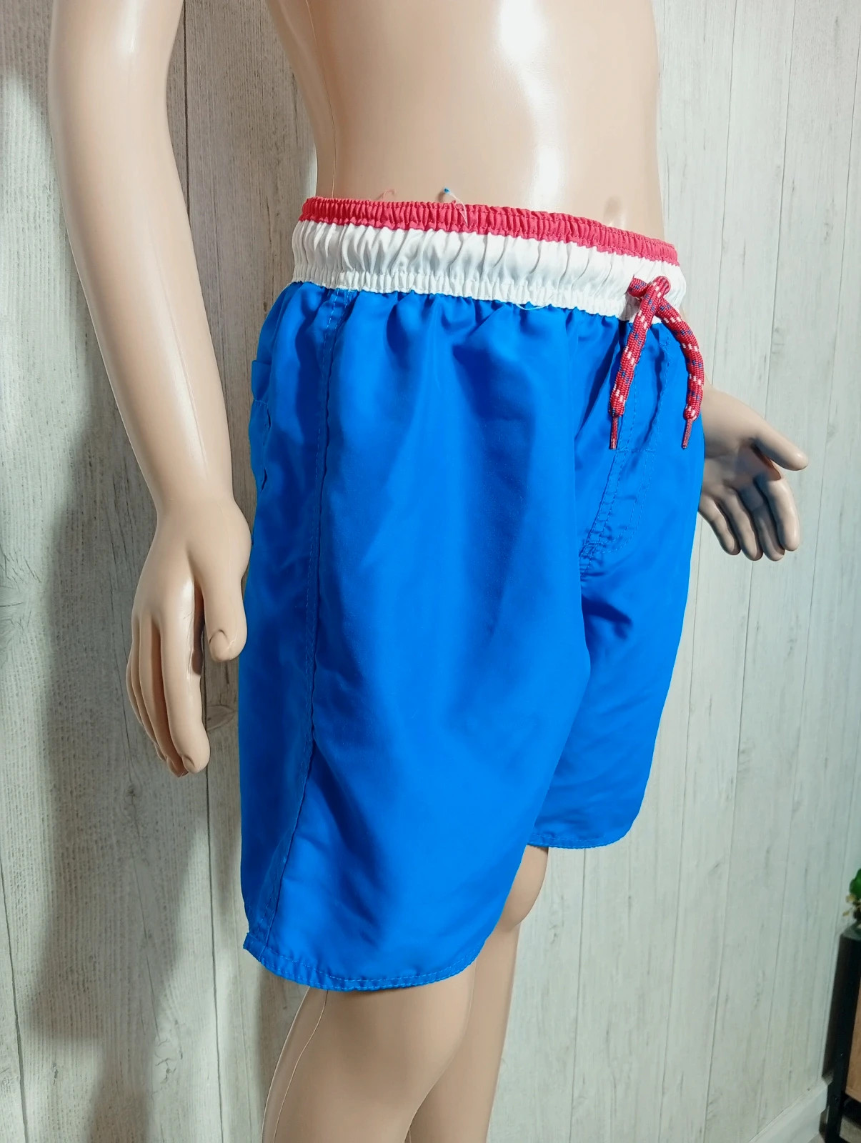 Short de bain garcon - taille 11/12 ans (al146/152 cm) - Beachlife - couleur bleu et blanc – Beachlife – taille 11 ans / 146 cm 2