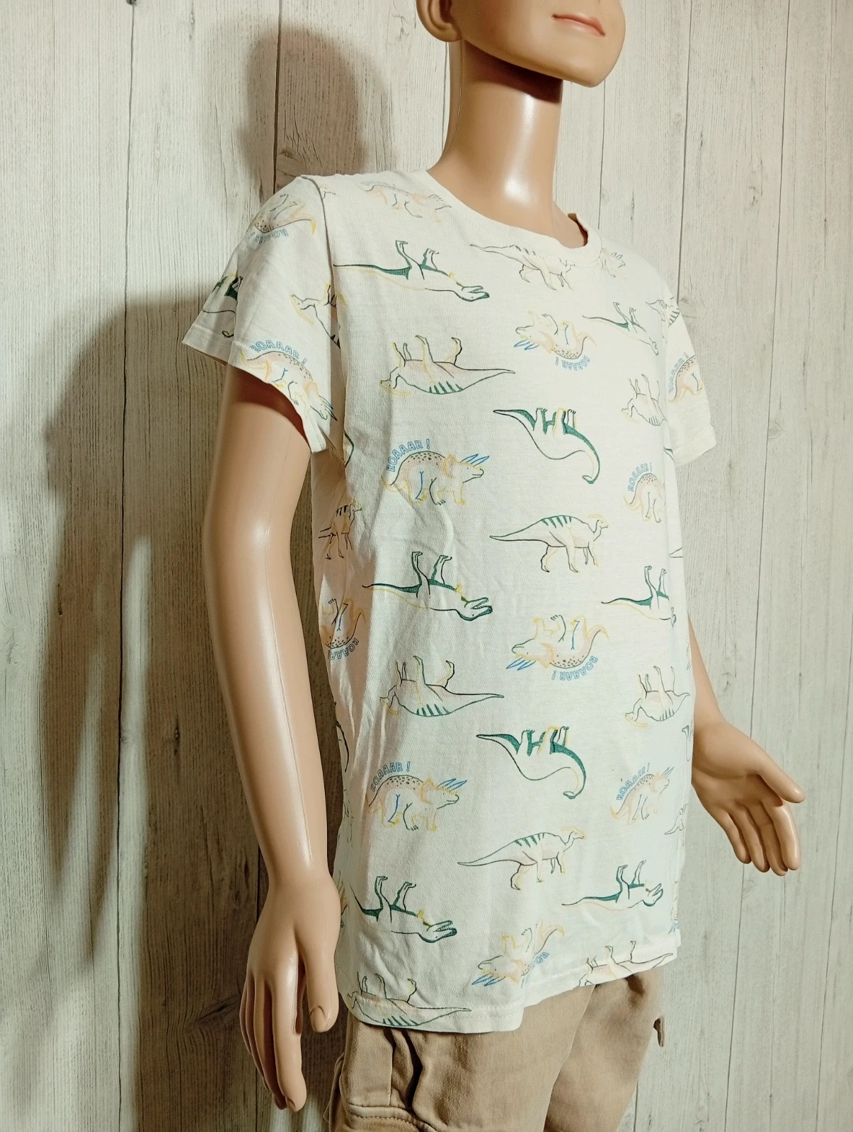 T-shirt imprimé manches courtes garcon-taille 12 ans (144/155 cm)-Kiabi-couleur blanc multicolore – Kiabi – taille 12 ans / 152 cm 4