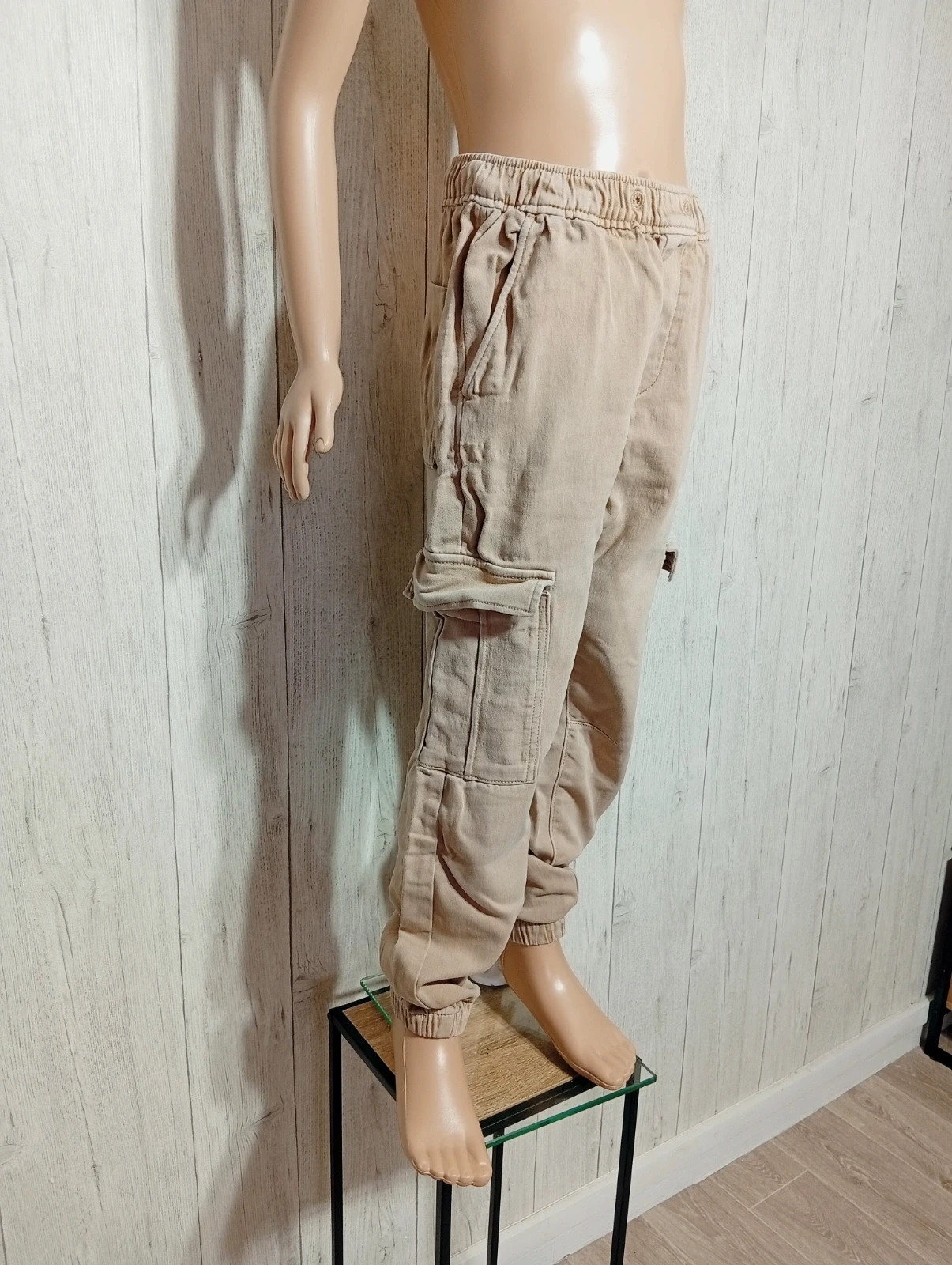 Jeans cargo avec poche garcon - taille 11/ 12 ans (152 cm)-zara-couleur beige – Zara – taille 12 ans / 152 cm 4