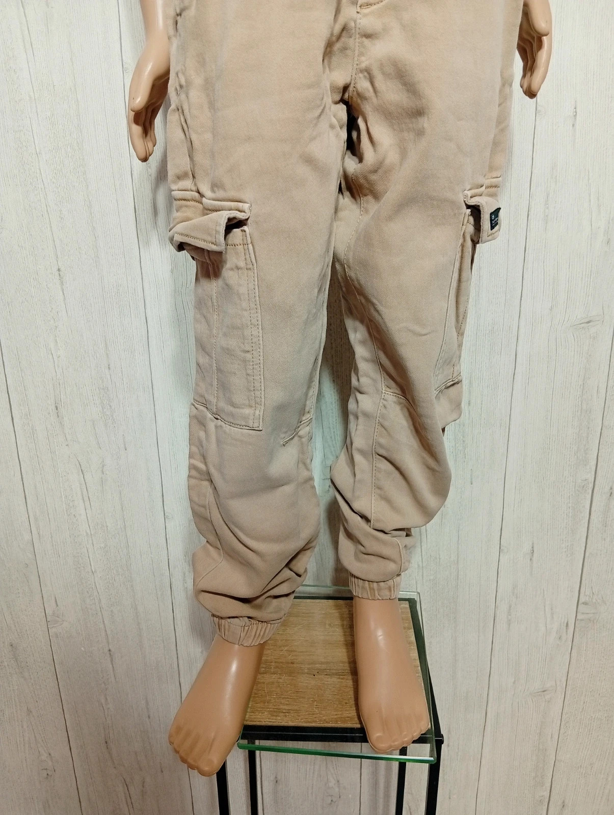 Jeans cargo avec poche garcon - taille 11/ 12 ans (152 cm)-zara-couleur beige – Zara – taille 12 ans / 152 cm 3