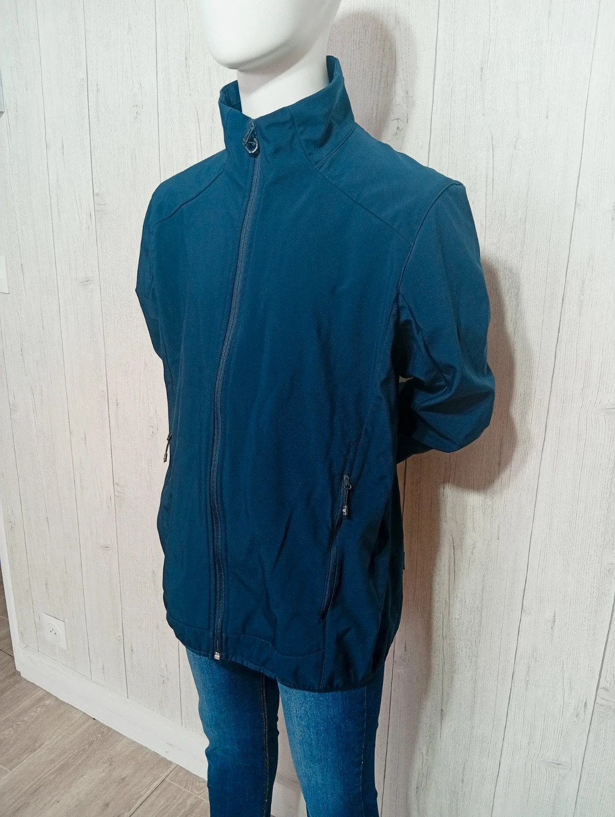 Veste coupe vent homme - taille L/40 - identity - couleur marine – Identity – taille L 5