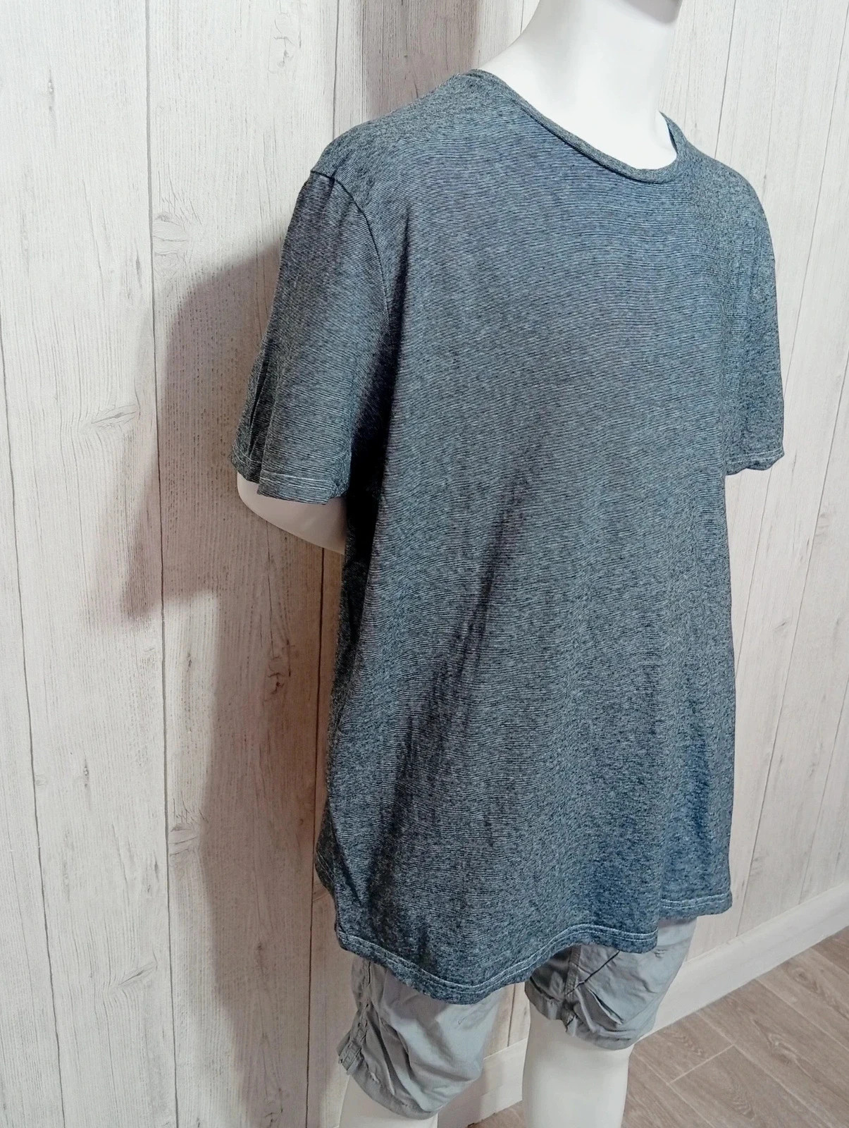 T-shirt homme manches courtes - la halle - taille XXL/44 - couleur bleu – La Halle – taille XXL 4