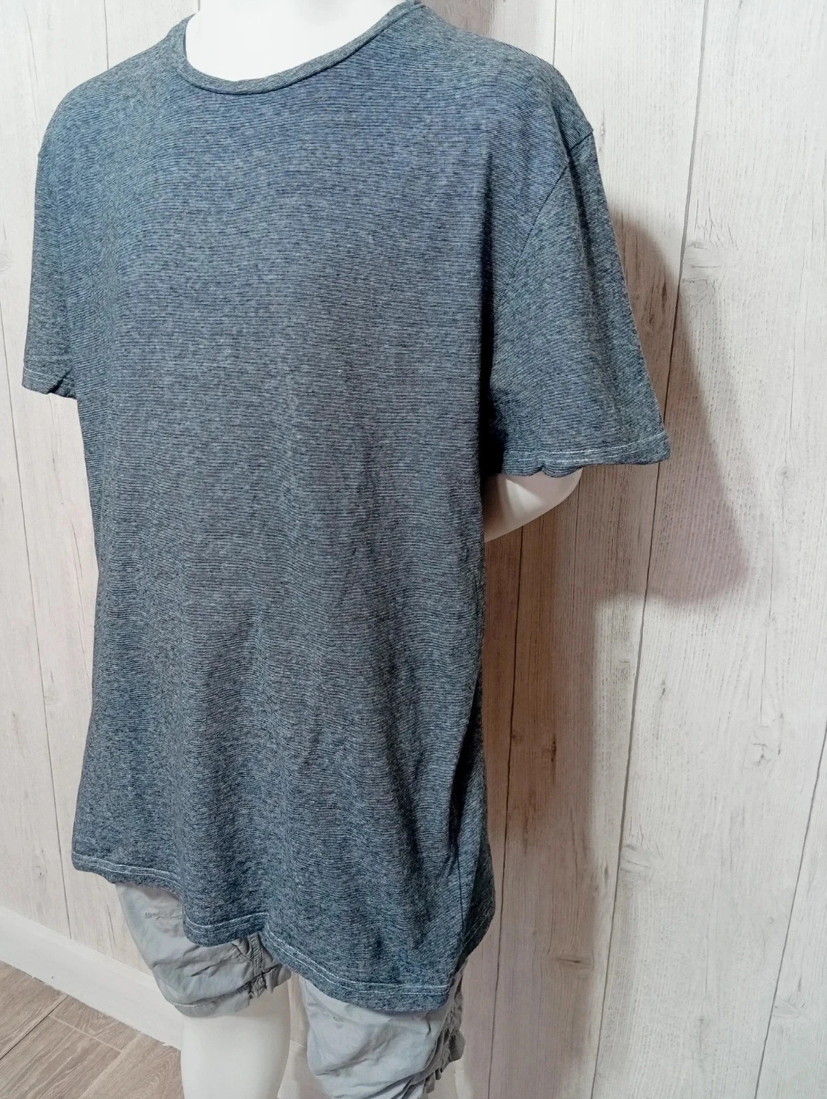 T-shirt homme manches courtes - la halle - taille XXL/44 - couleur bleu – La Halle – taille XXL 5