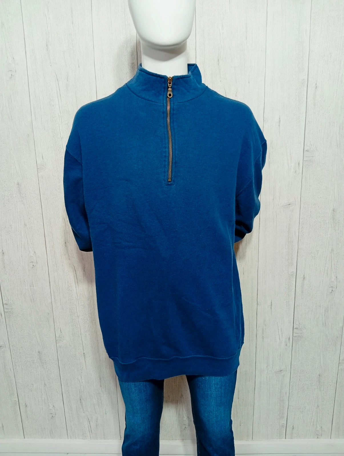 Pull manches longues homme - taille XL/42 - YKK - couleur marine