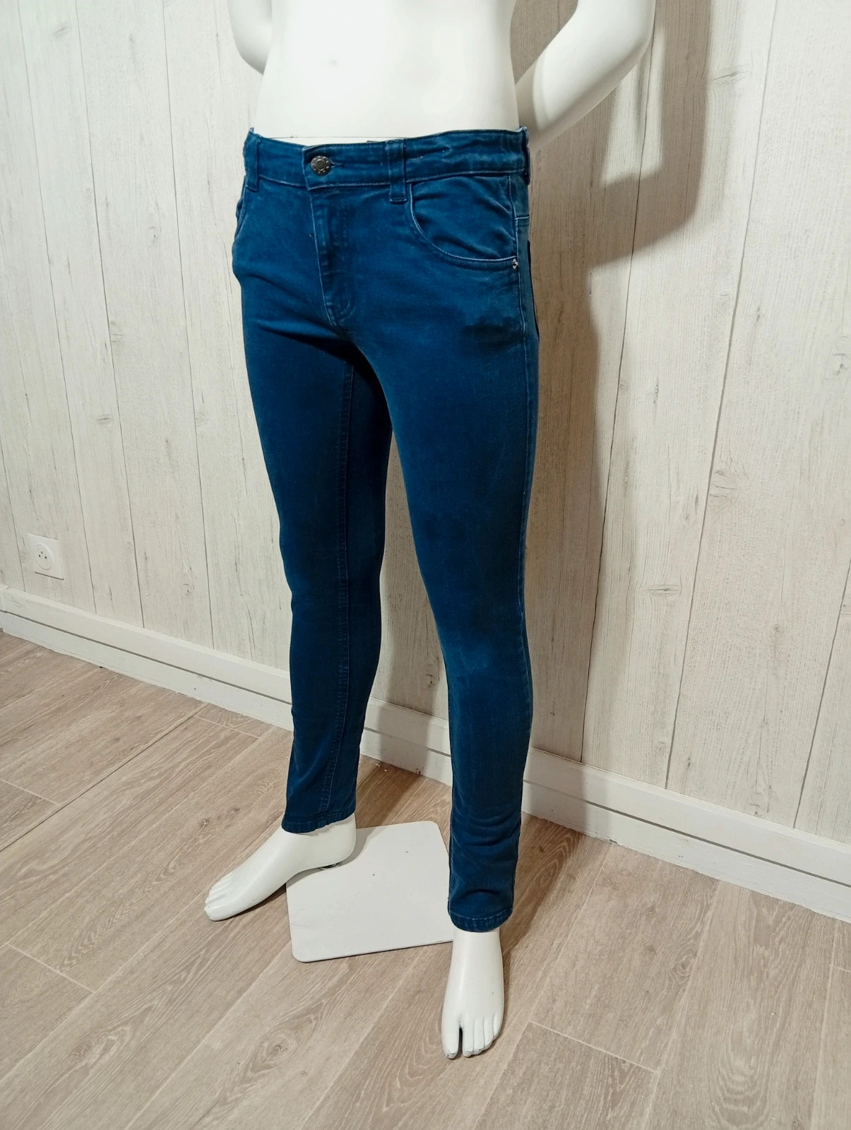 Jeans slim garcon-taille 14 ans -gemo-couleur marine – Gémo – taille 14 ans / 164 cm 5
