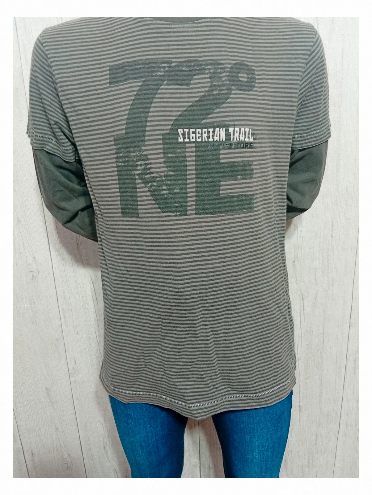 T-shirt gris - taille 16 ans ( 176 cm) - manches longues - sandsoil – Sandsoil – taille 16 ans / 176 cm 3