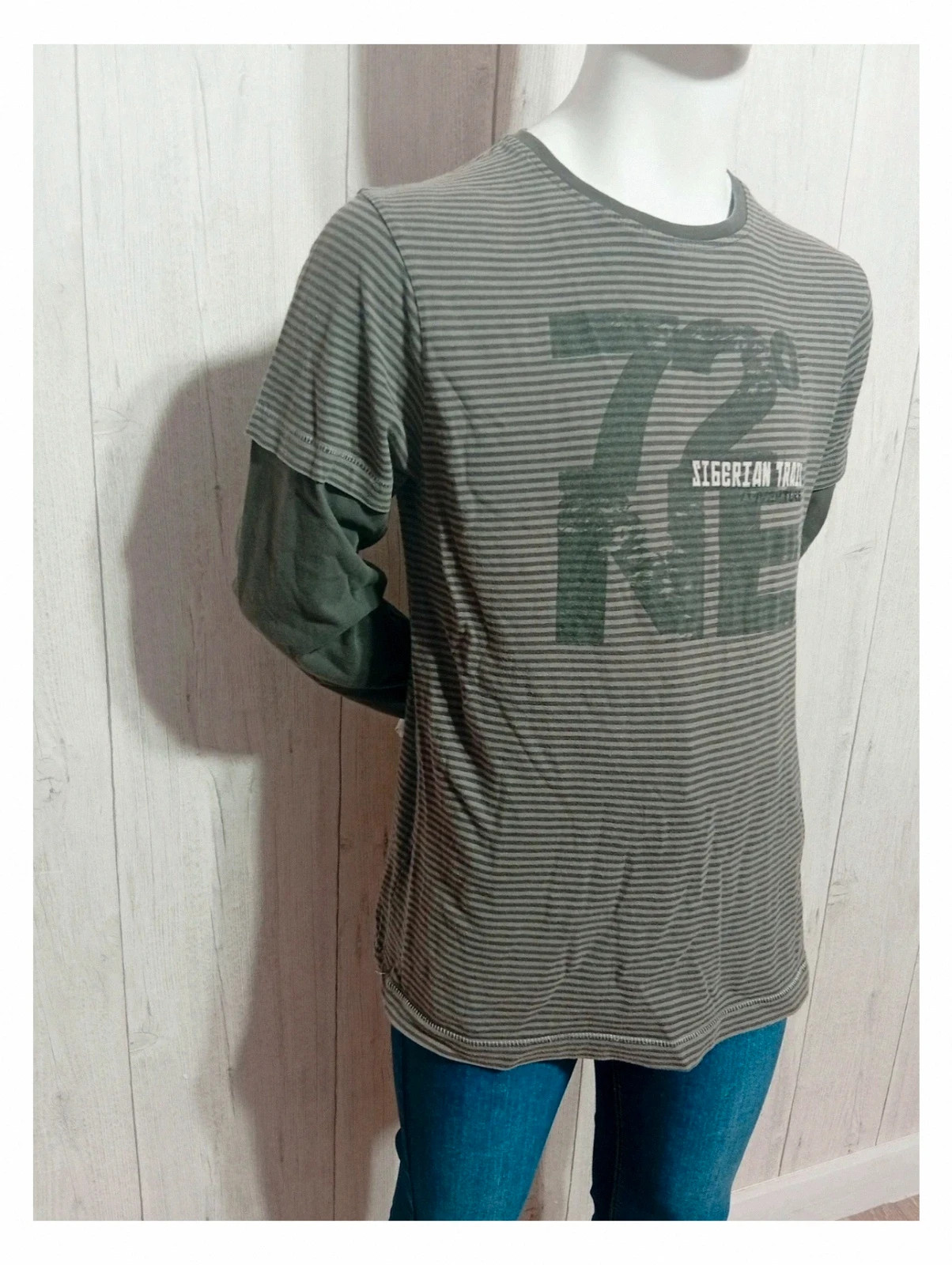 T-shirt gris - taille 16 ans ( 176 cm) - manches longues - sandsoil – Sandsoil – taille 16 ans / 176 cm 4