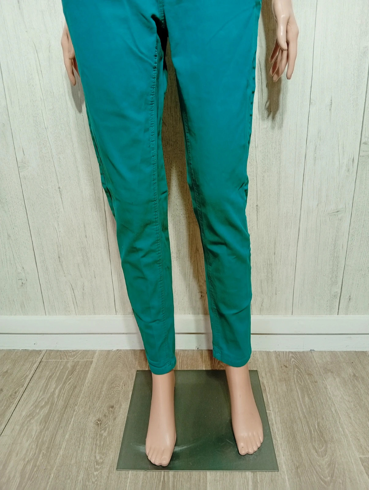 Jeans skinny femme - taille L/40 - Gemo - couleur vert – Gémo – taille L / 40 / 12 3