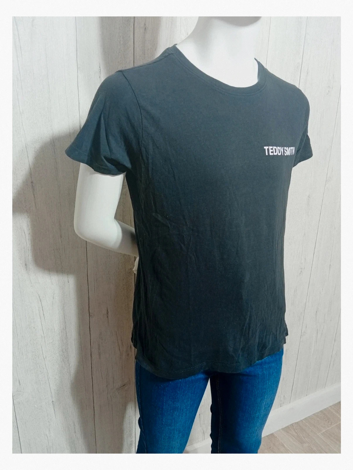 T-shirt Teddy Smith manches courte garcon- taille 16 ans/S - couleur noir et blanc – Teddy Smith – taille 16 ans / 176 cm 4