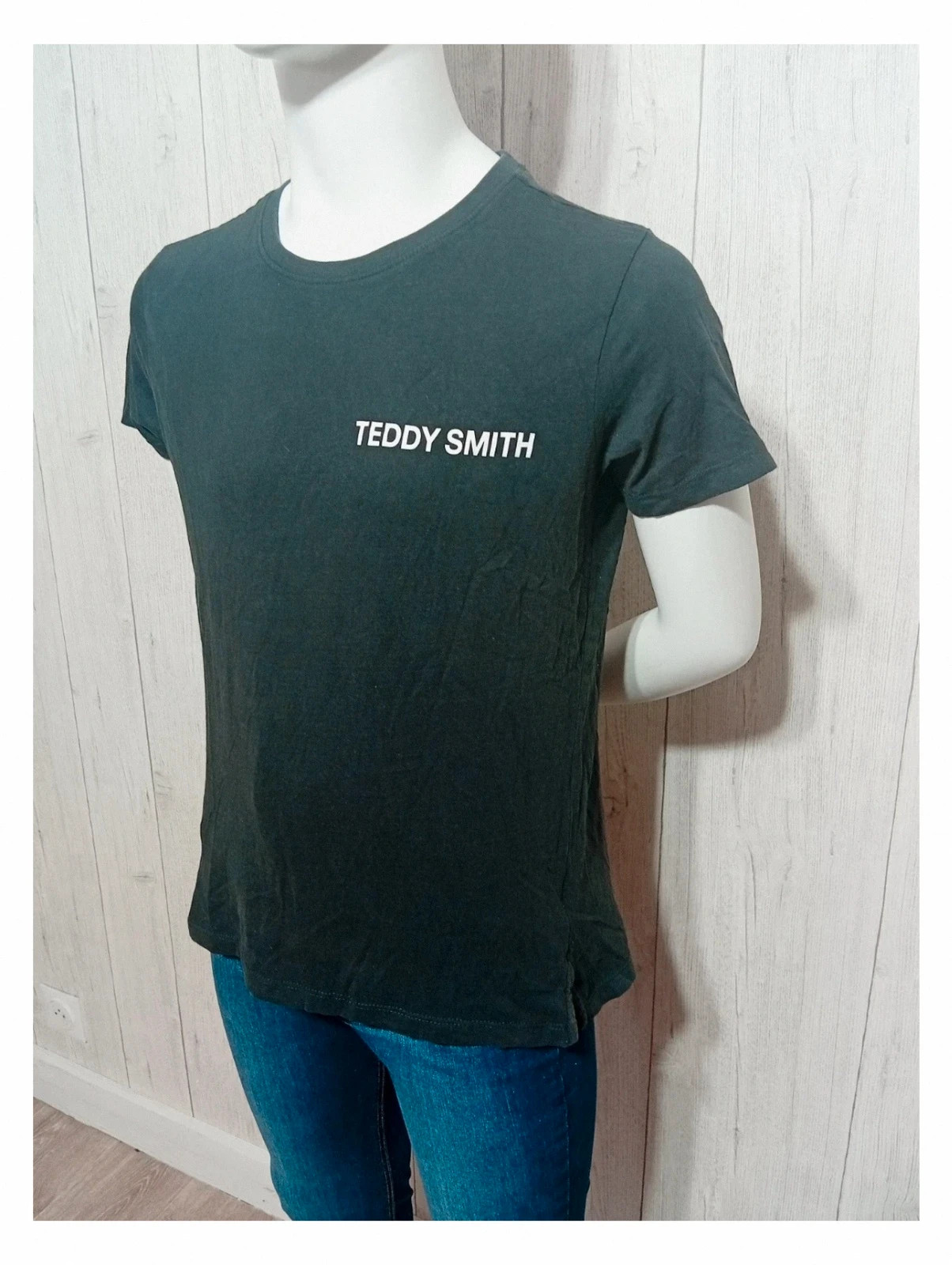 T-shirt Teddy Smith manches courte garcon- taille 16 ans/S - couleur noir et blanc – Teddy Smith – taille 16 ans / 176 cm 5