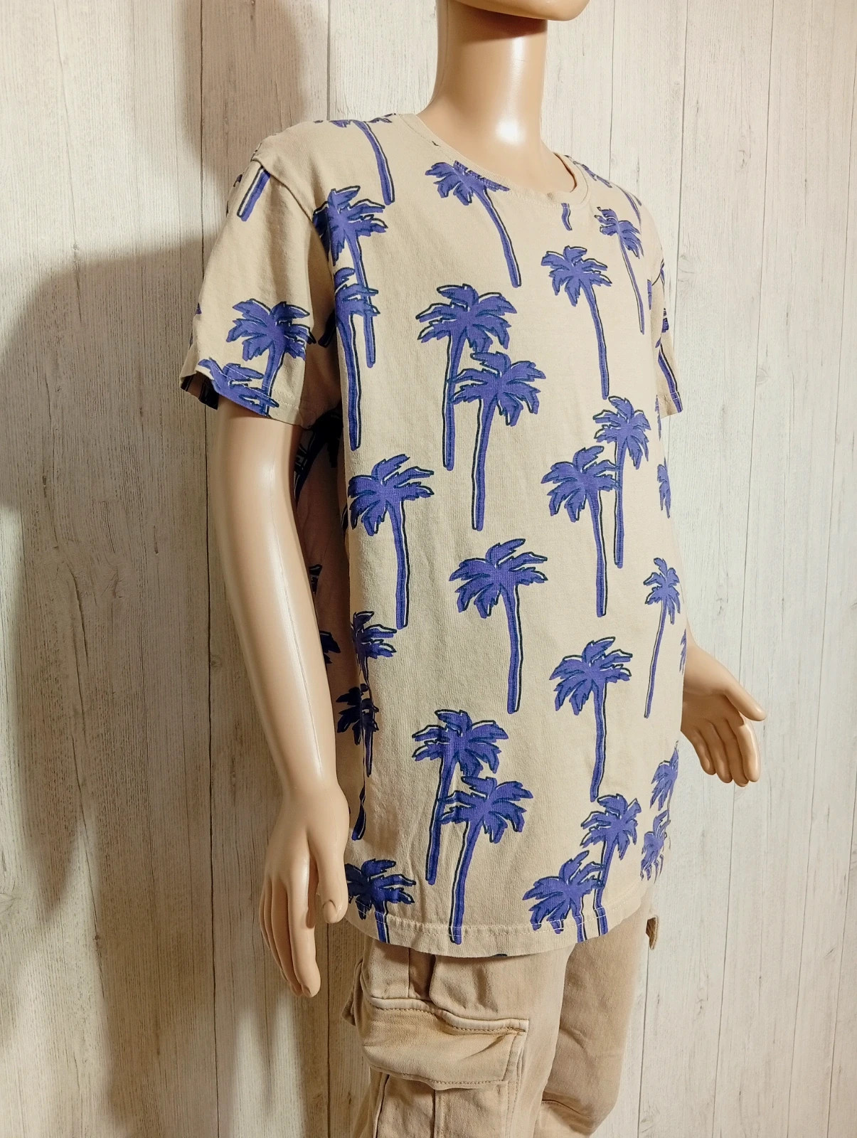 T-shirt imprimé manches courtes garcon-taille 12/13 ans (158 cm)-primark-couleur beige violet noir – Primark – taille 13 ans / 158 cm 4