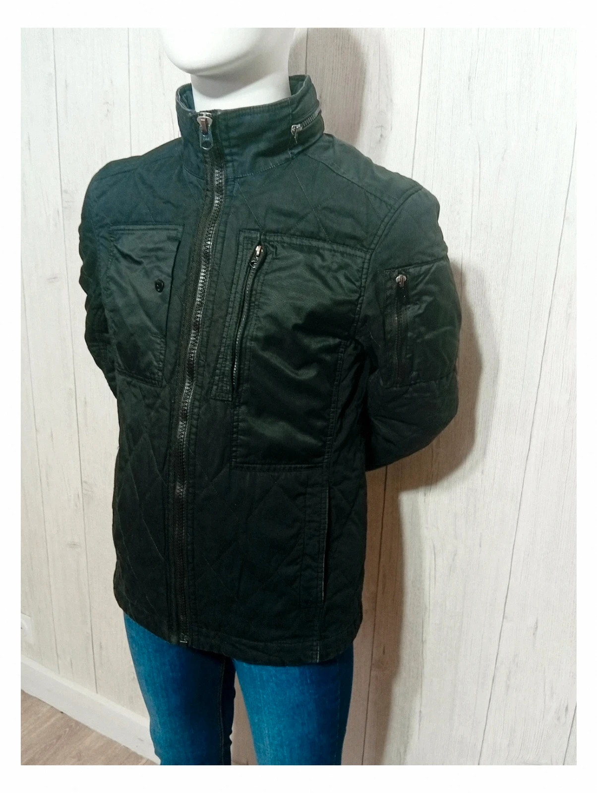Manteau taille XS/14 ans - RAW - garcon - couleur noir – RAW – taille 14 ans / 164 cm 5
