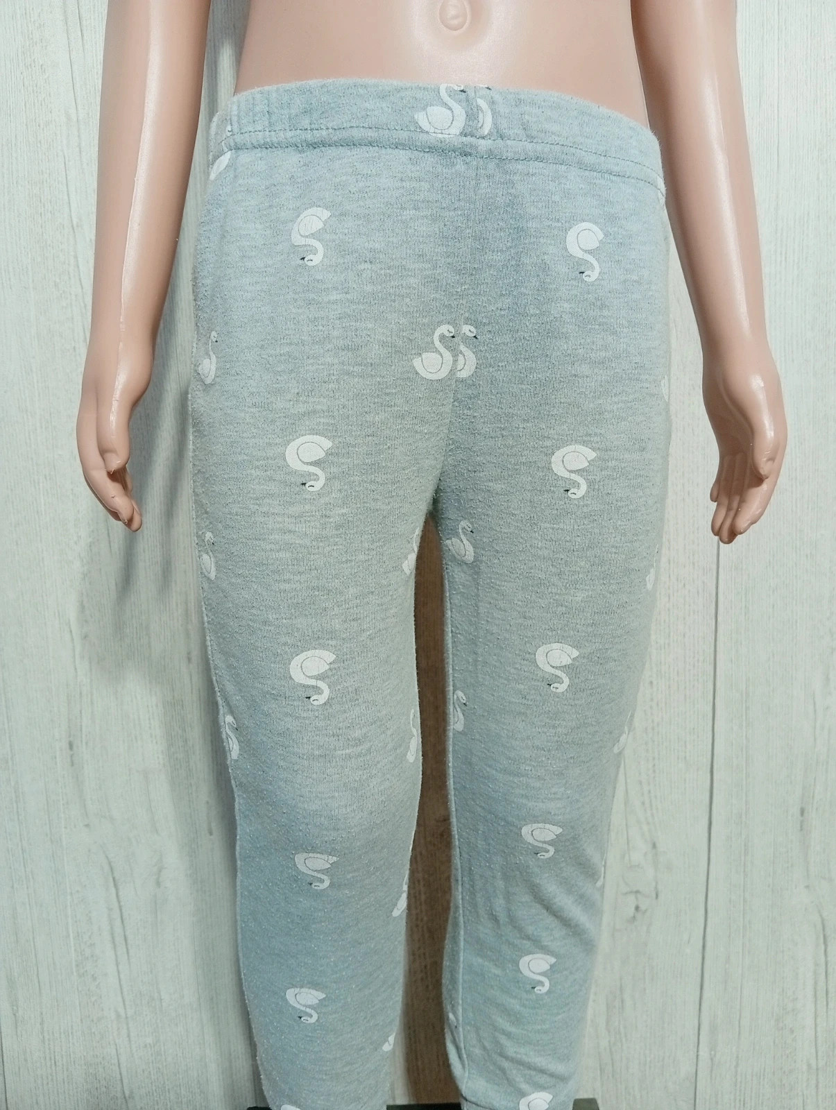 Pantalon a motif fille - taille 3 ans ( 95/101 cm) - inextenso- couleur gris et blanc – In Extenso – taille 3 ans / 98 cm 2
