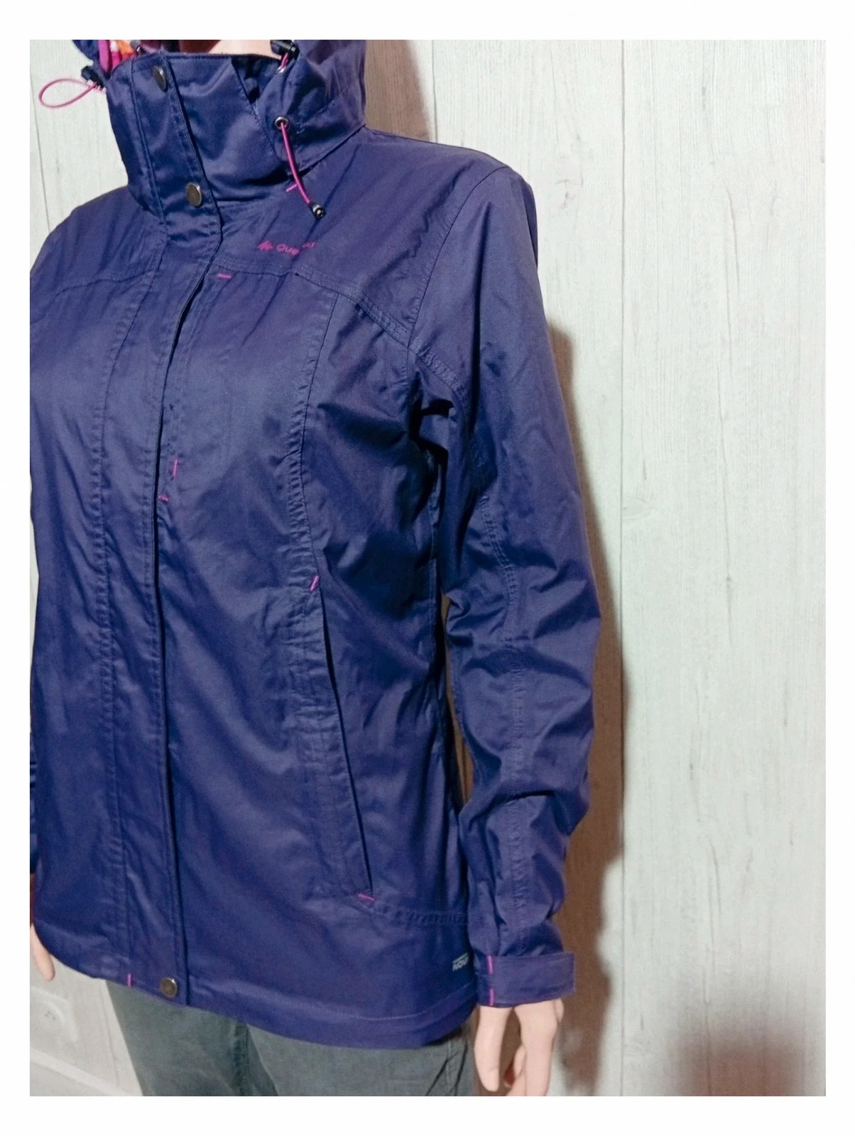 Manteau violet imperméable femme - taille M/38 - quechua – Quechua – taille M / 38 / 10 5
