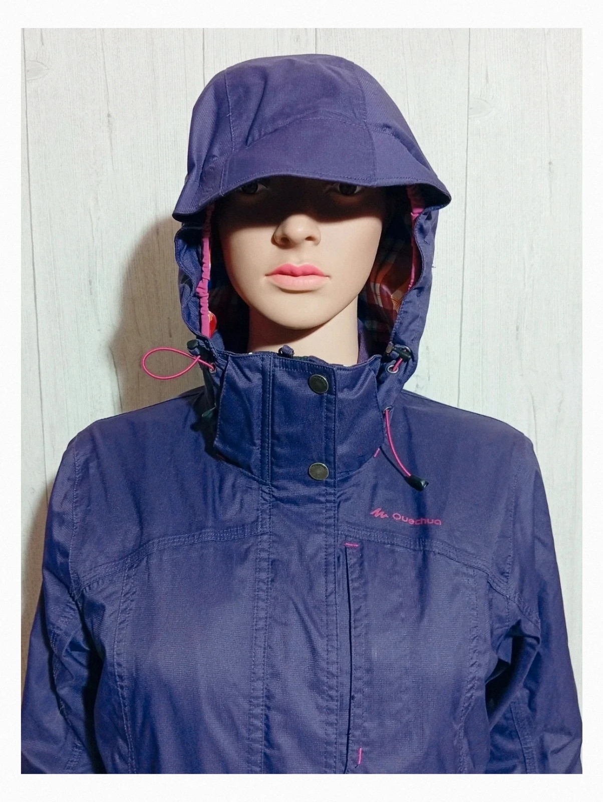 Manteau violet imperméable femme - taille M/38 - quechua – Quechua – taille M / 38 / 10 2