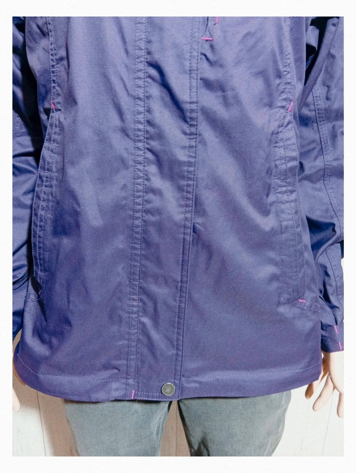 Manteau violet imperméable femme - taille M/38 - quechua – Quechua – taille M / 38 / 10 3