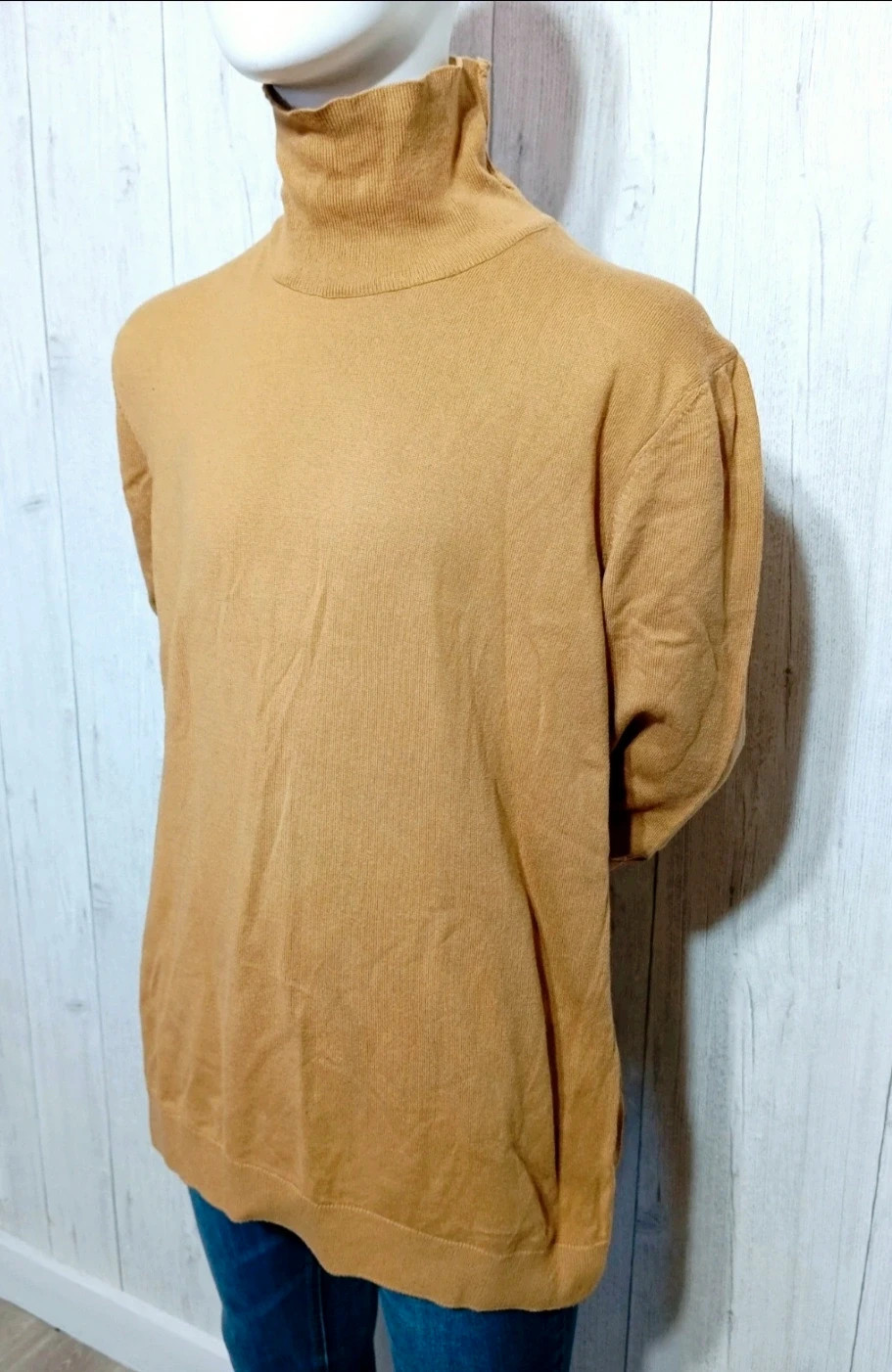 Pull à col roule homme- Taille XL/42 - newlook - couleur moutarde – New Look – taille XL 5