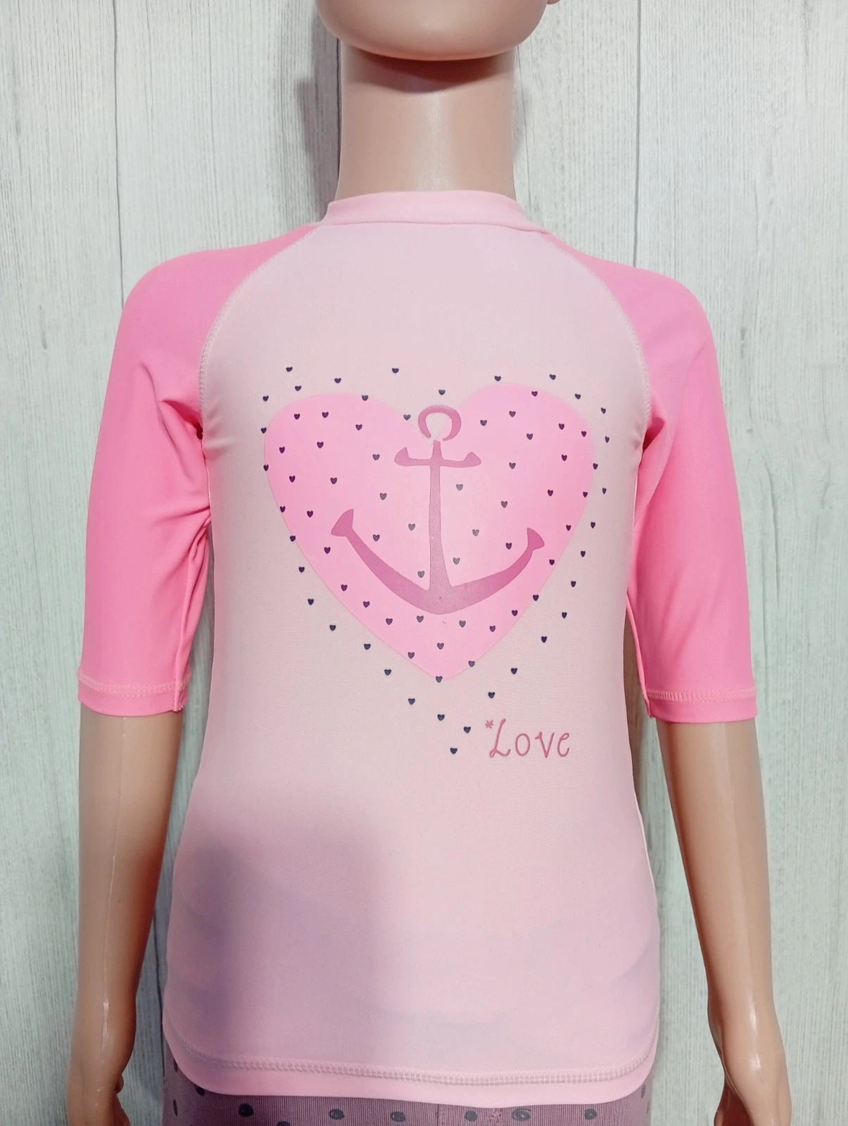 T-shirt de piscine fille - taille 3 ans (90/97 cm)- Kiabi - couleur rose – Kiabi – taille 3 ans / 98 cm 2