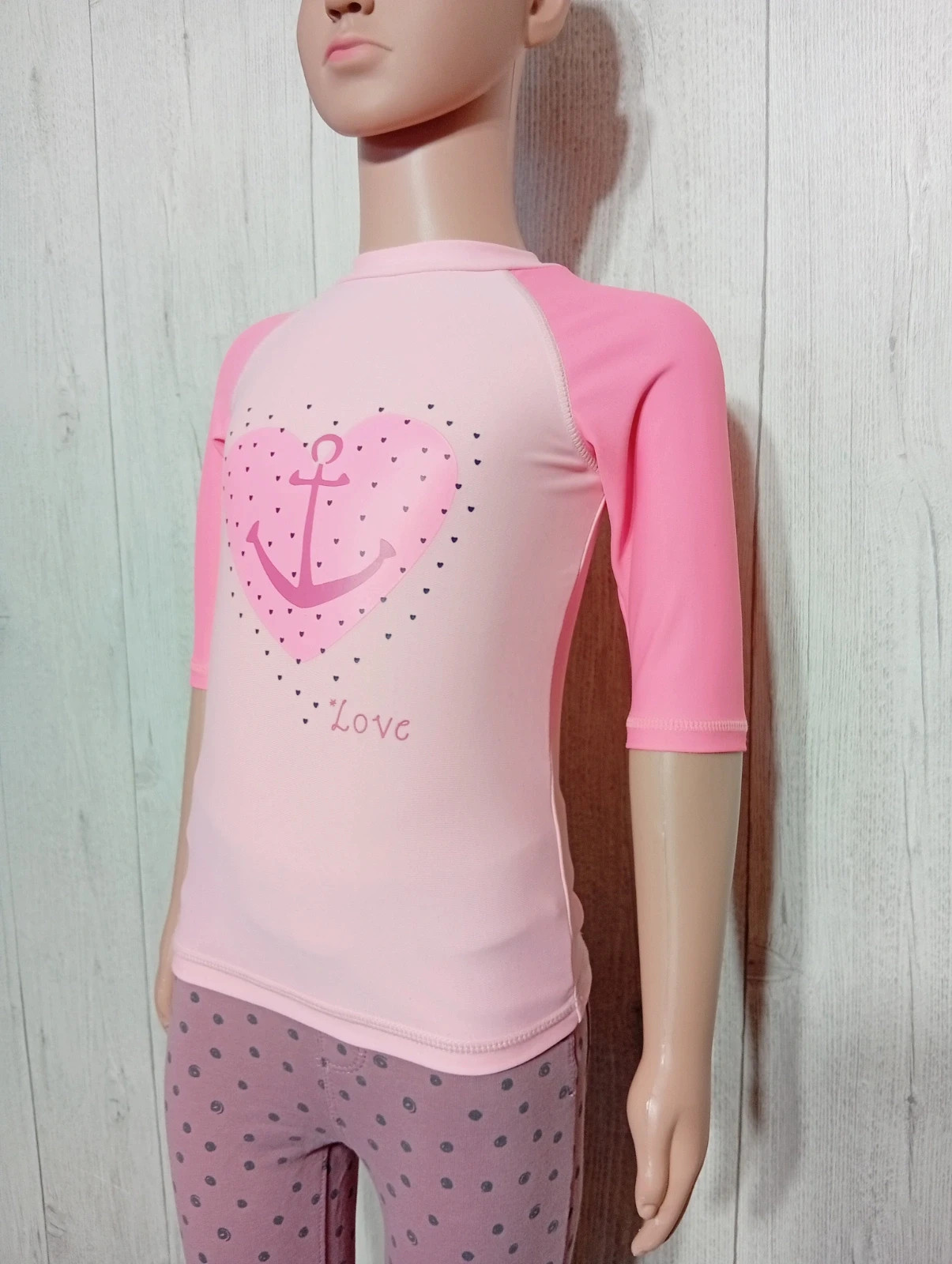 T-shirt de piscine fille - taille 3 ans (90/97 cm)- Kiabi - couleur rose – Kiabi – taille 3 ans / 98 cm 5