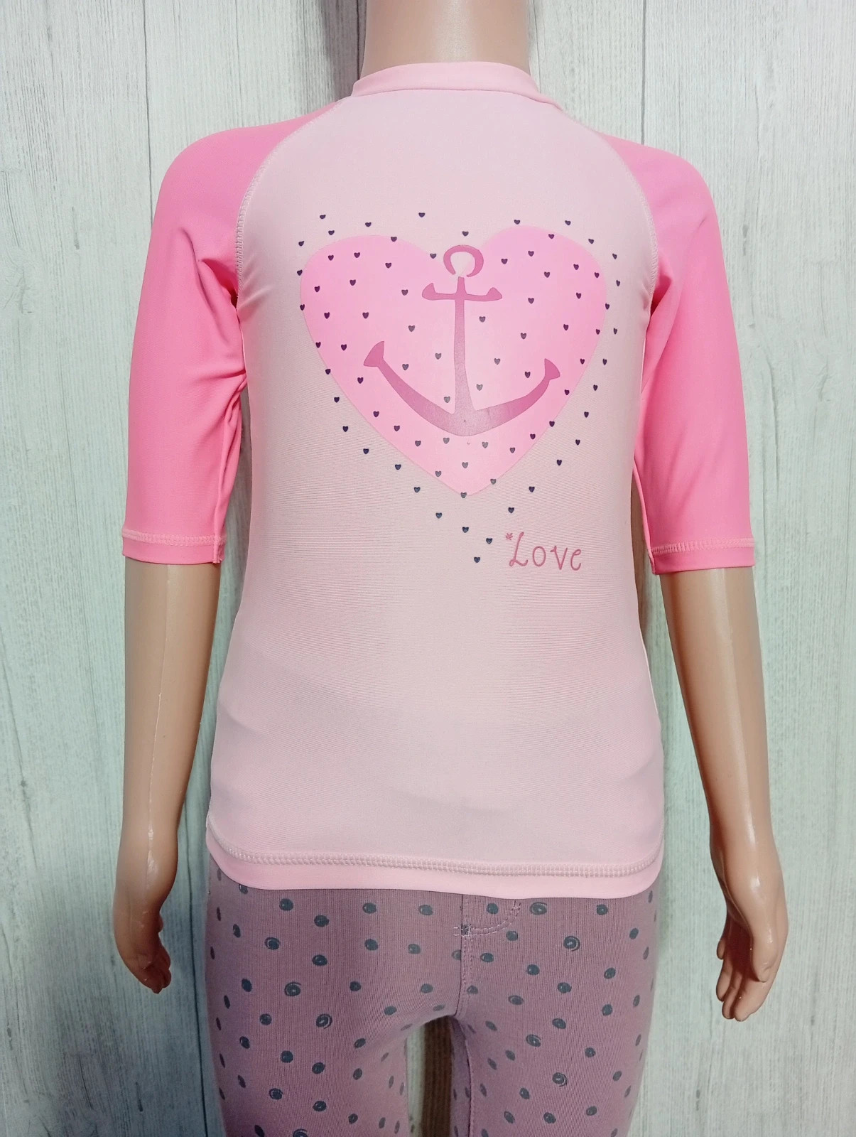 T-shirt de piscine fille - taille 3 ans (90/97 cm)- Kiabi - couleur rose – Kiabi – taille 3 ans / 98 cm 3