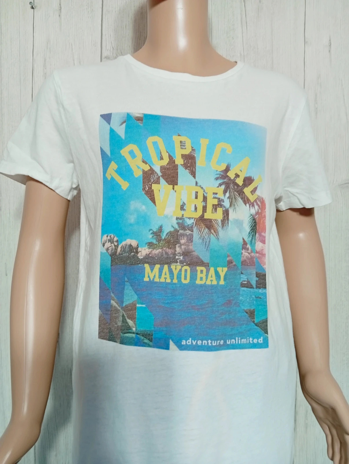 T-shirt imprimé manches courtes - taille 11/12 ans - Tex - couleur blanc – TEX – taille 11 ans / 146 cm 2