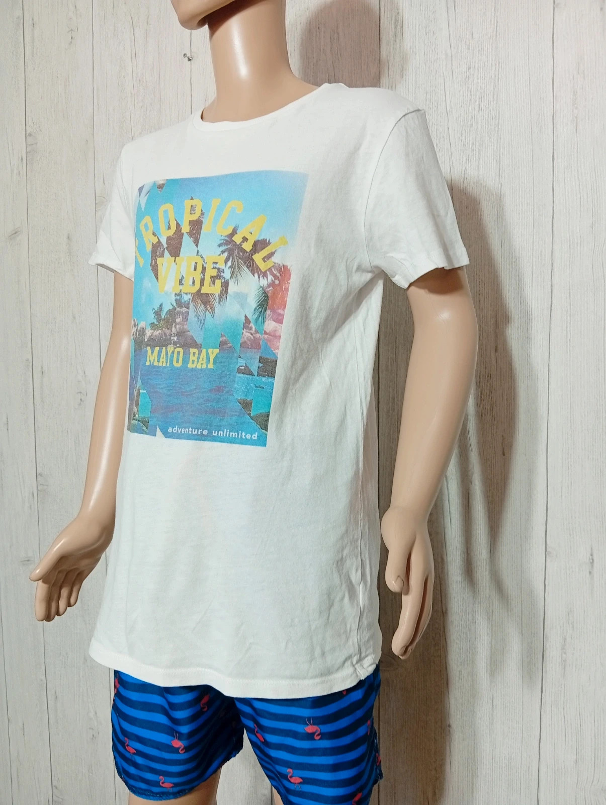 T-shirt imprimé manches courtes - taille 11/12 ans - Tex - couleur blanc – TEX – taille 11 ans / 146 cm 5