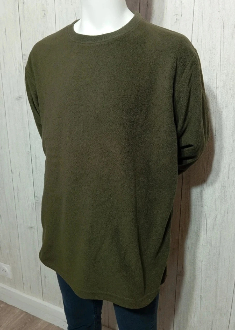 Pull polaire homme - taille XL/42 - percussion - couleur vert fonce – Percussion – taille XL 5