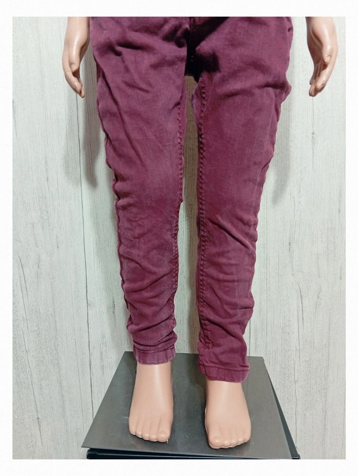 Jeans fille - couleur bordeau - TQF collection - taille 6 ans – TQF – taille 6 ans / 116 cm 3